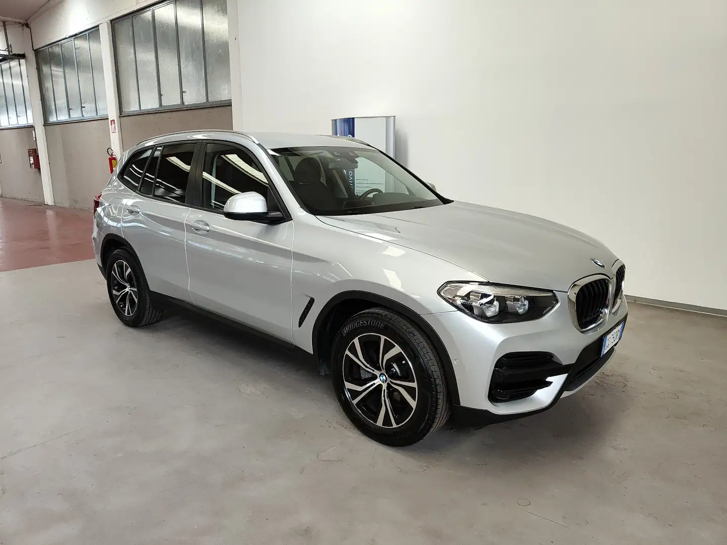 BMW X3 xDrive20d 48V 190 CV auto Pelle & Tessuto Navi 18” Gris - 2