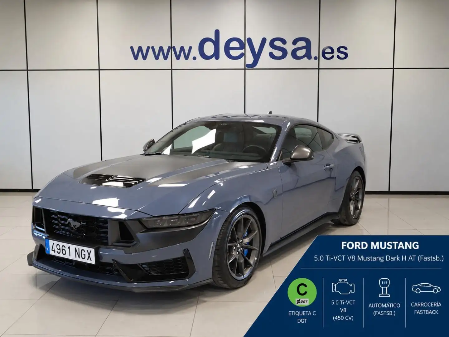 Ford Mustang 5.0 Ti-VCT V8 Dark H AT(Fastsb.) Azul - 1