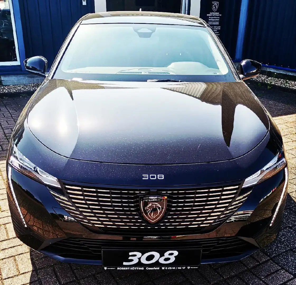 Peugeot 308 Allure Sitzheizung v., AHK abnehmbar Noir - 1