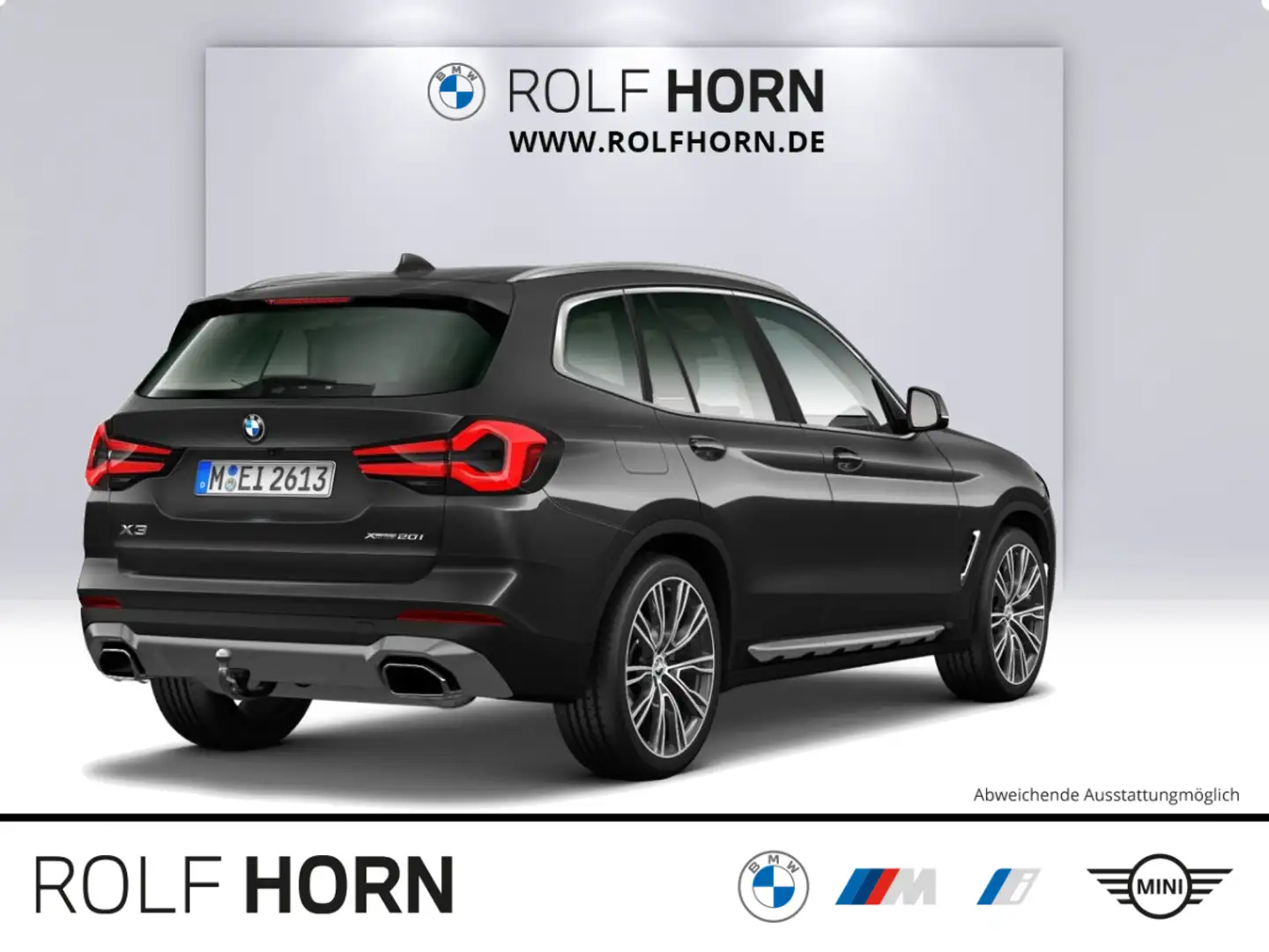 BMW X3 xDrive20i Autom.Navi HeadUp AHK Laser HiFi Grau - 2