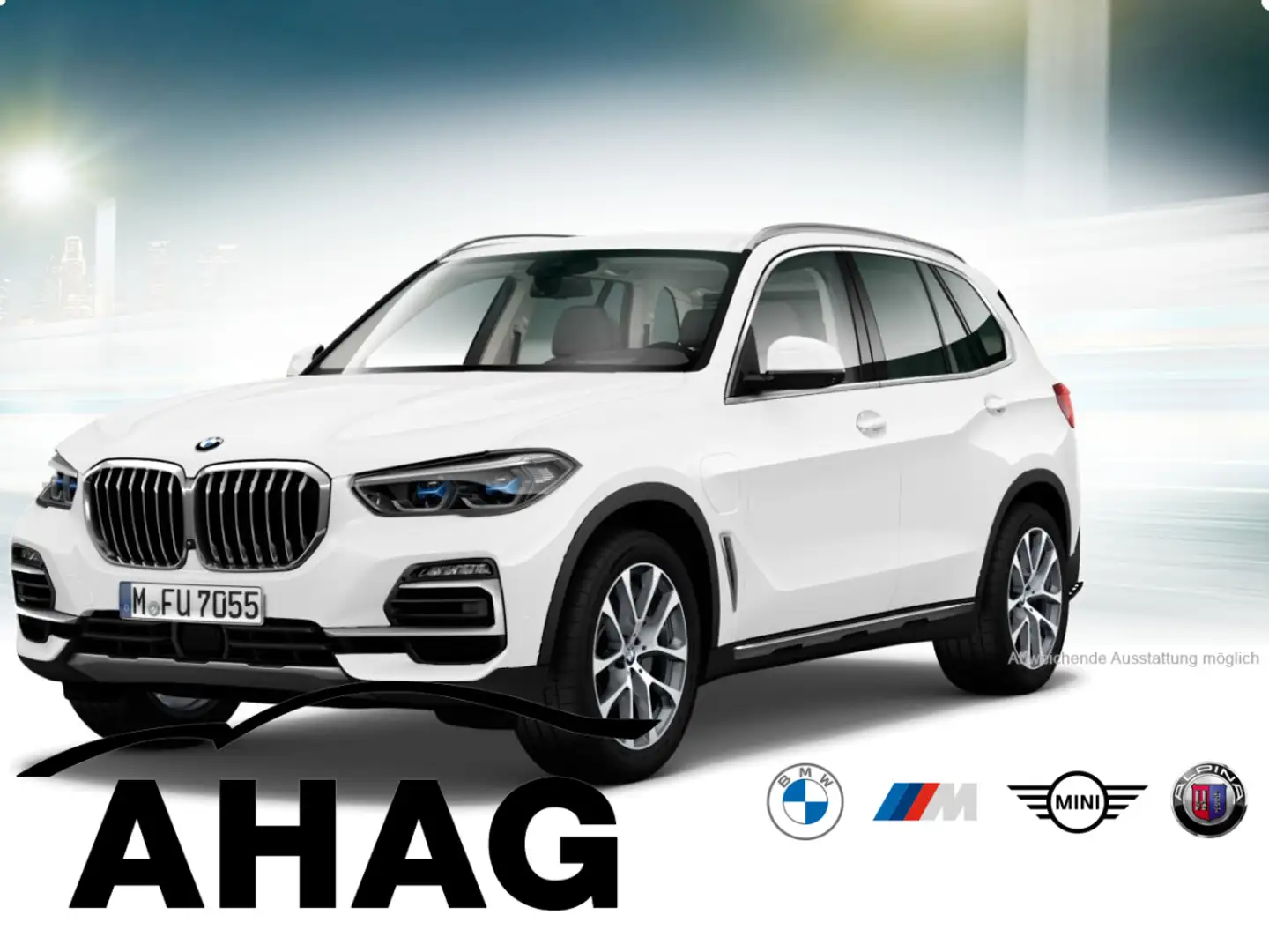 BMW X5 xDrive45e Navi Leder Tempom.aktiv Bluetooth PDC MP Weiß - 2