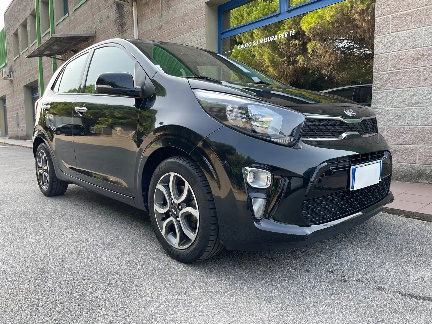 Kia Picanto 1.0 67CV X LINE 5 P. UNIPROPRIETARIO APPLE CARPLAY Nero - 1