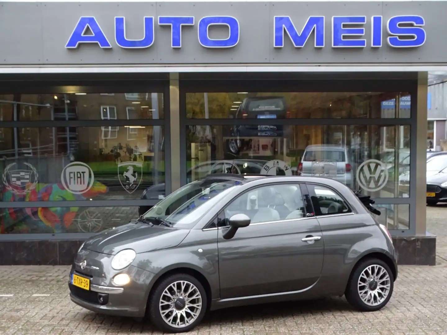 Fiat 500C 0.9 TWINAIR T LOUNGE NAP Cabrio Airco Grau - 2