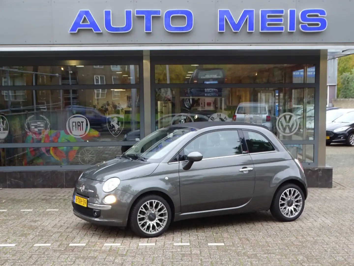 Fiat 500C 0.9 TWINAIR T LOUNGE NAP Cabrio Airco Grau - 1