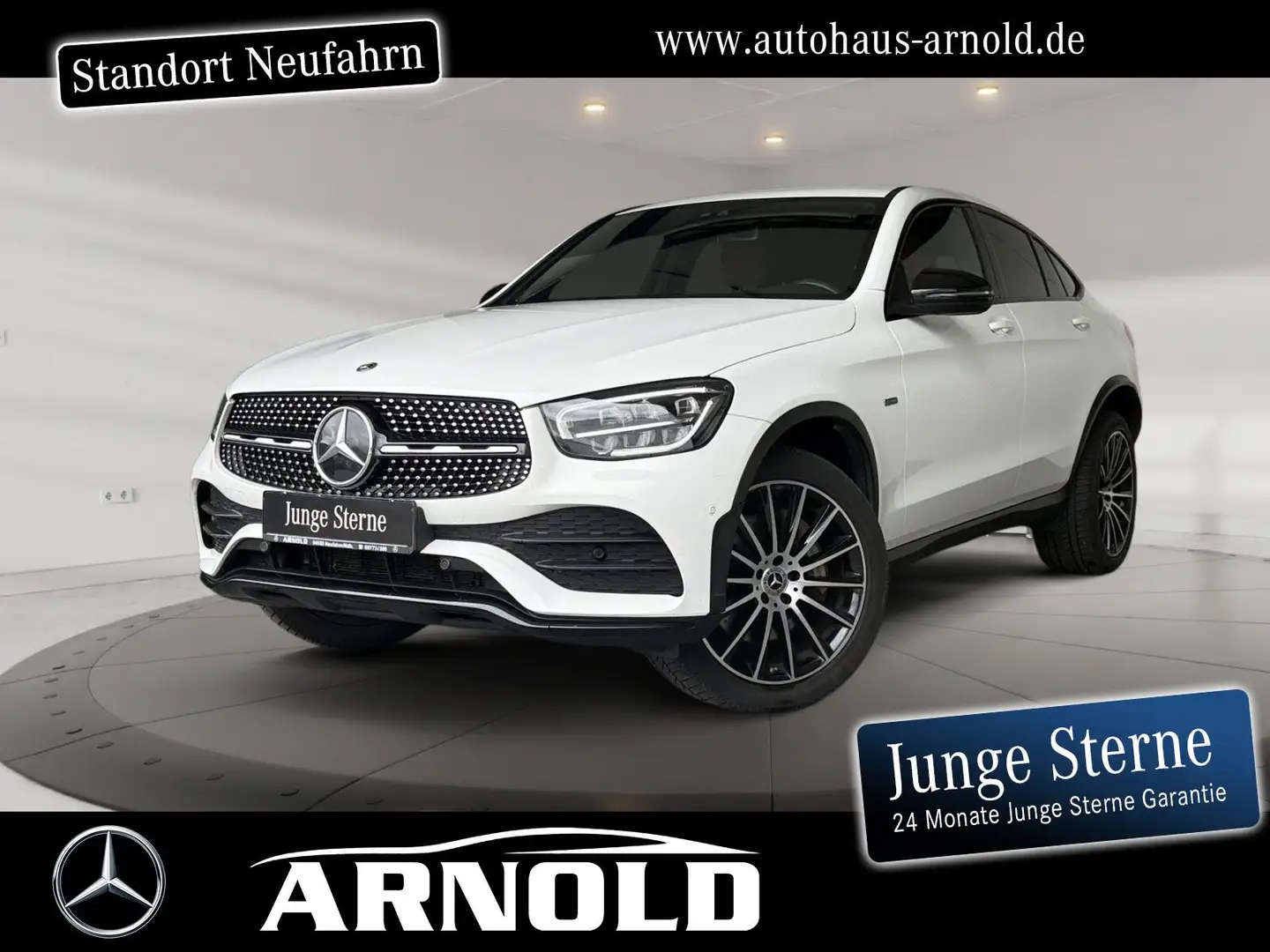 Mercedes-Benz GLC 300 GLC 300 de 4M Coupé AMG-Line DISTRONIC Night-P. Weiß - 1