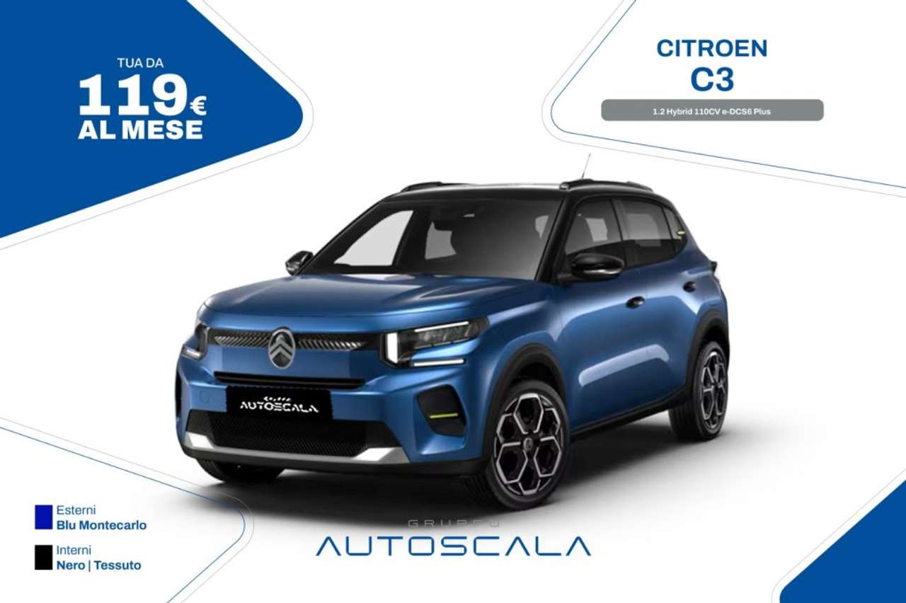 Citroen C3 1.2 Hybrid 110CV e-DCS6 Plus