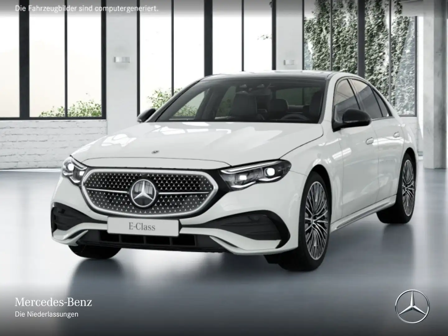 Mercedes-Benz E 260 AMG Fahrass 360° Pano Burmester Distr. Night Blanco - 2