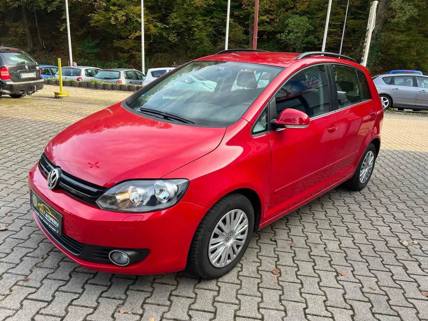 Volkswagen Golf Plus Trendline Navi  Klima 1 Hand Preis inkl Neu Tüv Červená - 2