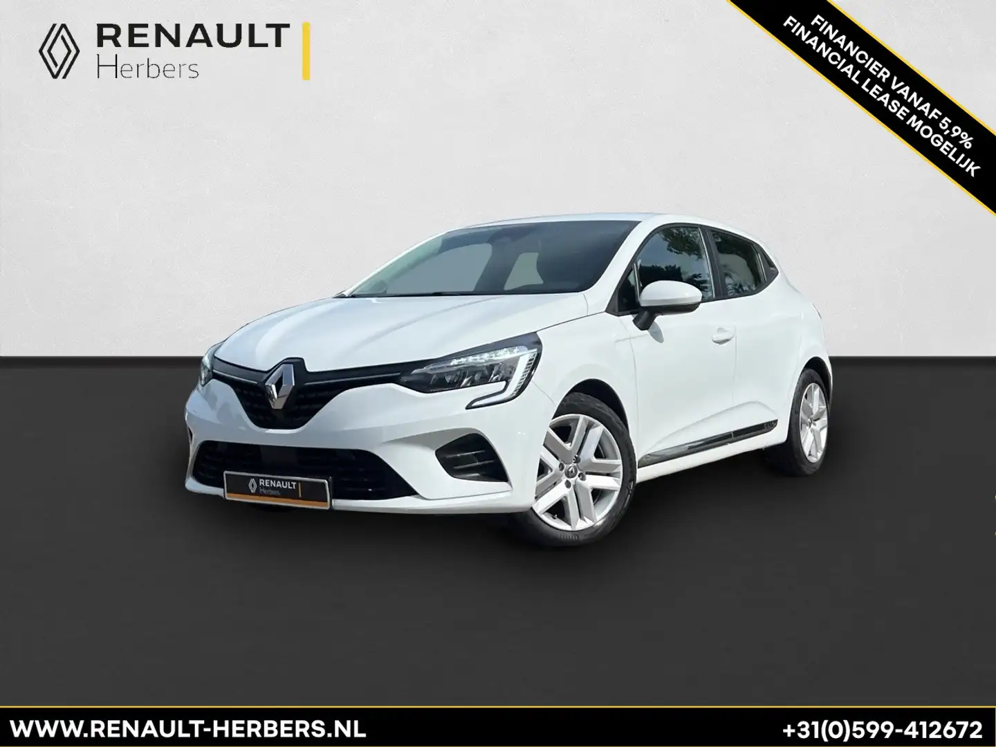 Renault Clio 1.0 TCe Business Zen / AIRCO / STOELVERW Weiß - 1