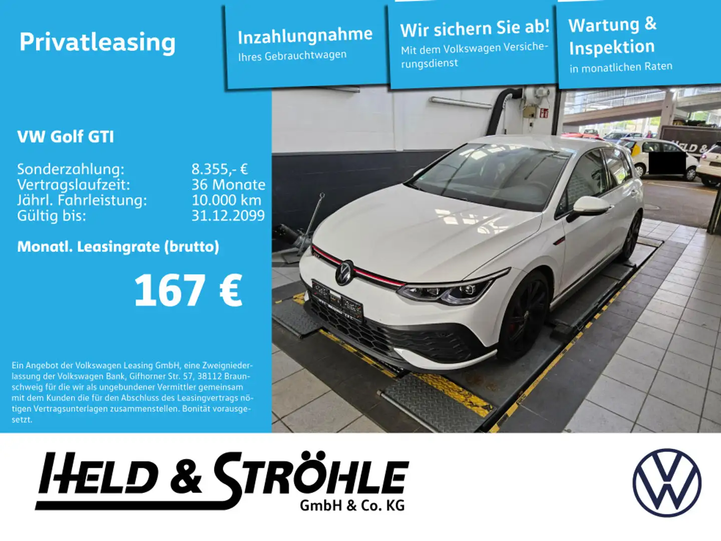 Volkswagen Golf GTI Clubsport 2.0 TSI DSG 18 CAM LED+ NAVI Weiß - 1