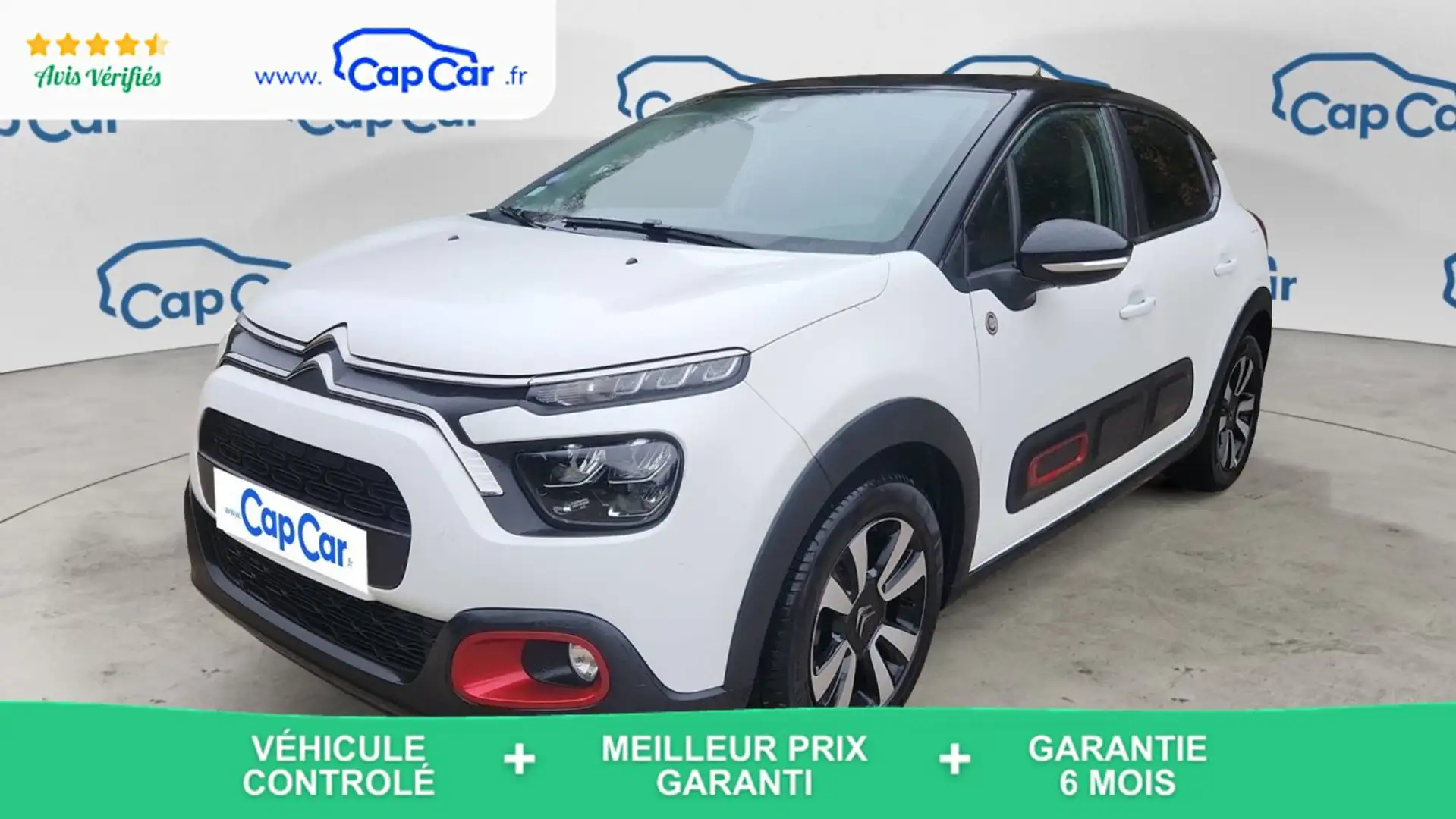 Citroen C3 III 1.2 PureTech 82 C-Series Blanc - 1