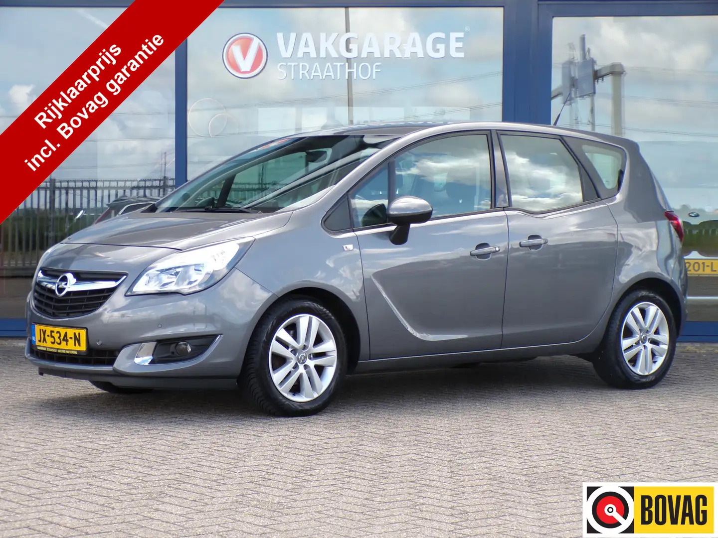 Opel Meriva 1.4 Turbo Edition, Trekhaak / Parkeersensoren V + Gris - 1