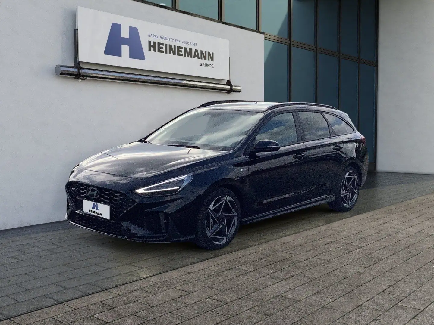 Hyundai i30 Kombi 1.5 T-GDI 140PS N LINE|Sitz-Paket|RFK| Schwarz - 1