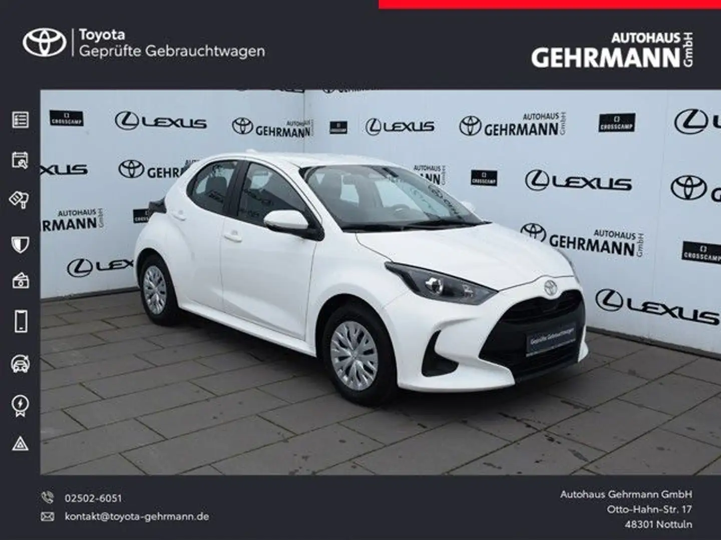 Toyota Yaris Hybrid Business Edition Bianco - 1