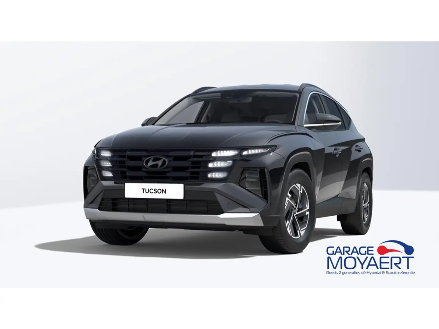 Hyundai TUCSON 1,6 T-GDi 48V Feel |aut. airco|pdc v+a|cruise|alu1 Zwart - 1
