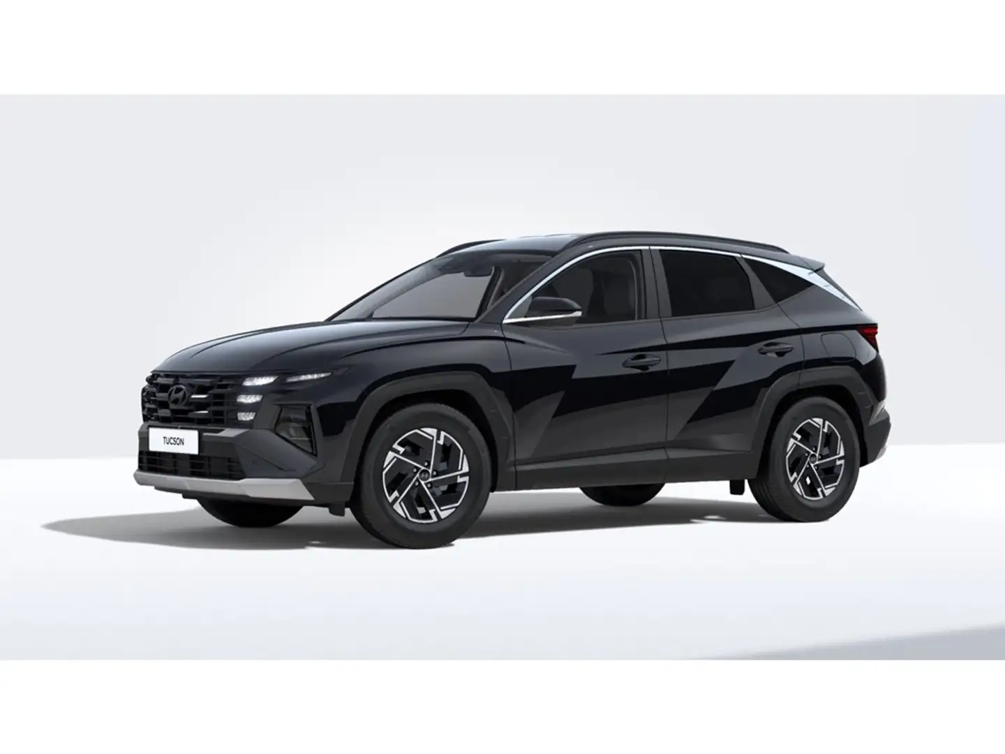 Hyundai TUCSON 1,6 T-GDi 48V Feel |aut. airco|pdc v+a|cruise|alu1 Zwart - 2