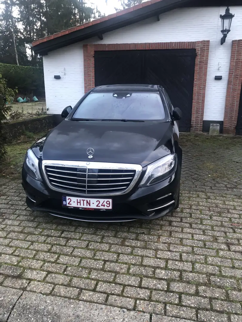 Mercedes-Benz S 550 mooi auto 449 pk v8 black lang Schwarz - 1
