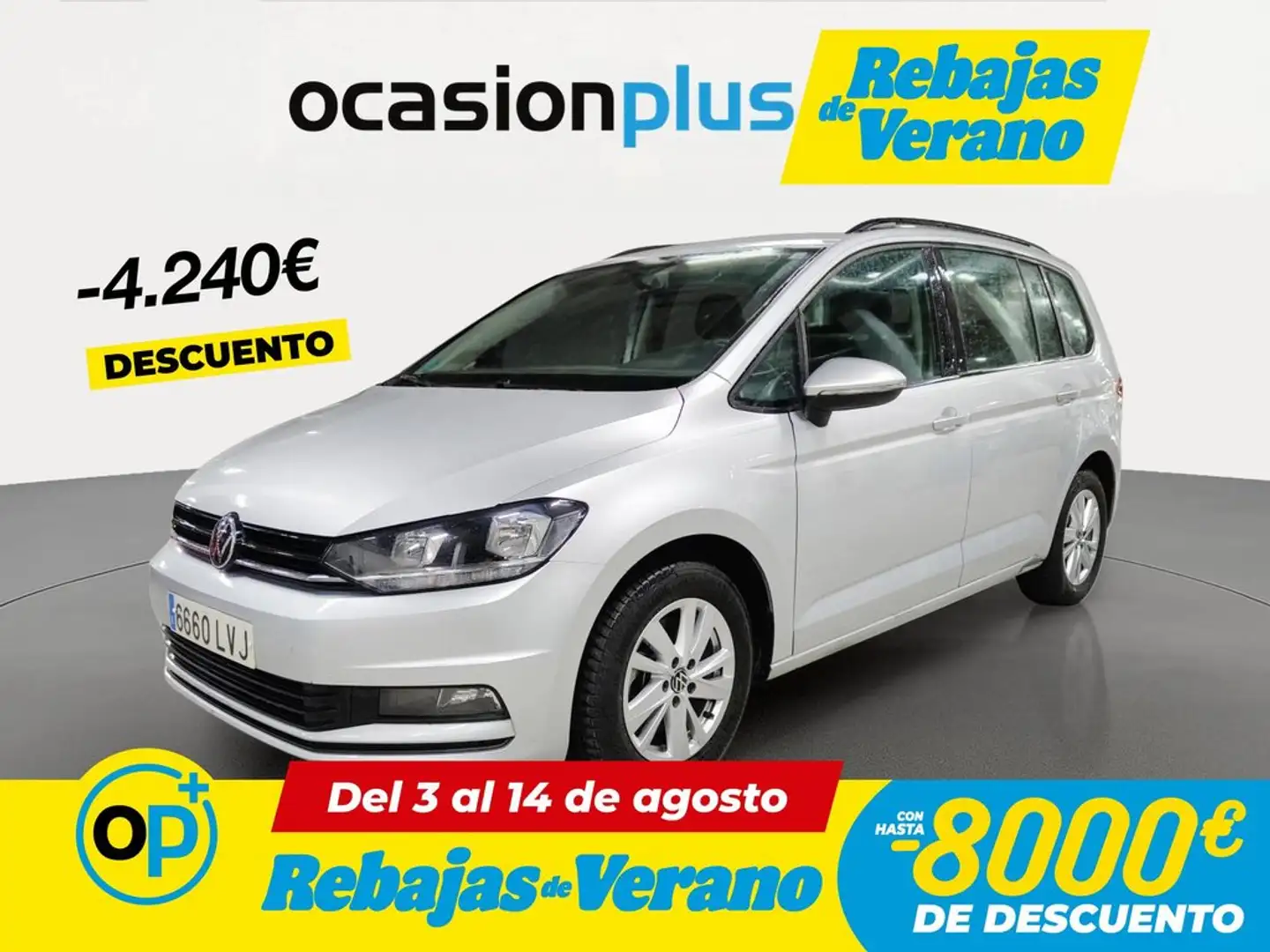 Volkswagen Touran 1.5 TSI EVO Business & Navi DSG7 110kW Gris - 1