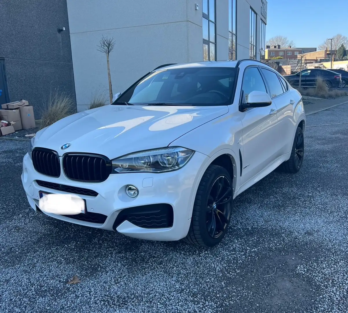 BMW X6 35i full Blanc - 1