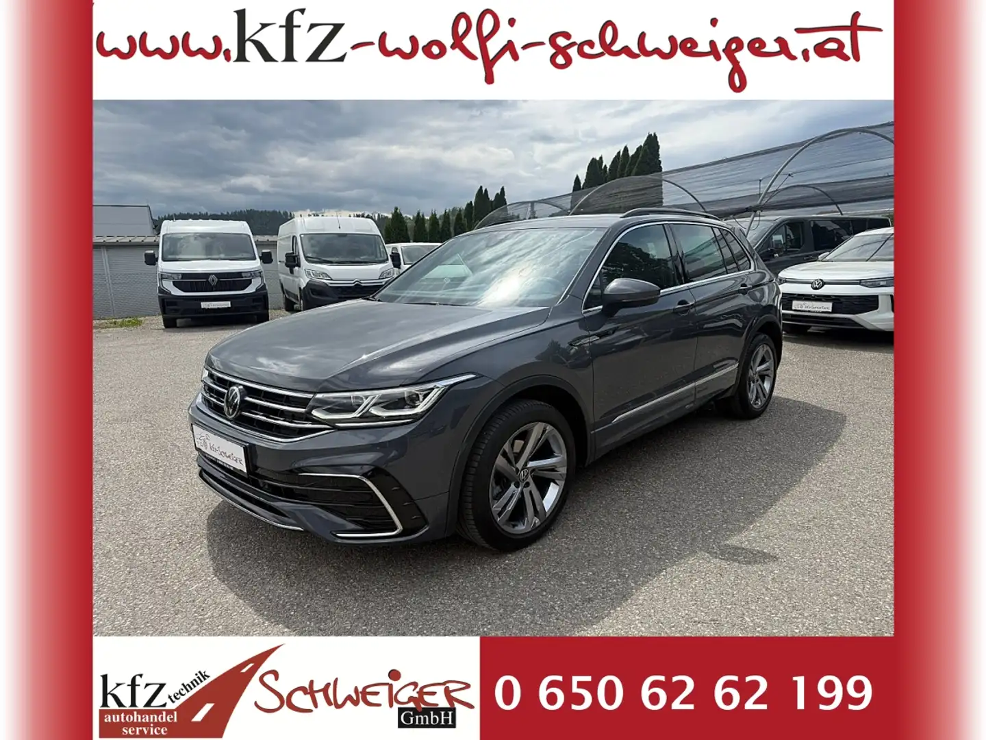Volkswagen Tiguan 2,0 TDI 4Motion R-Line DSG Grau - 1