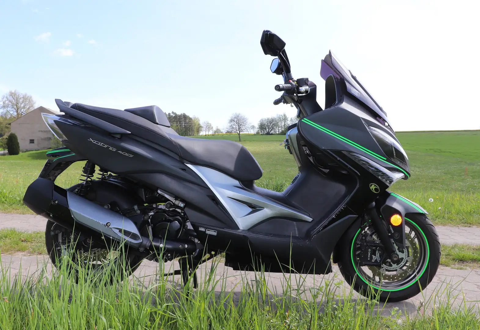 Kymco Xciting 400i ABS   E4 Plateado - 2