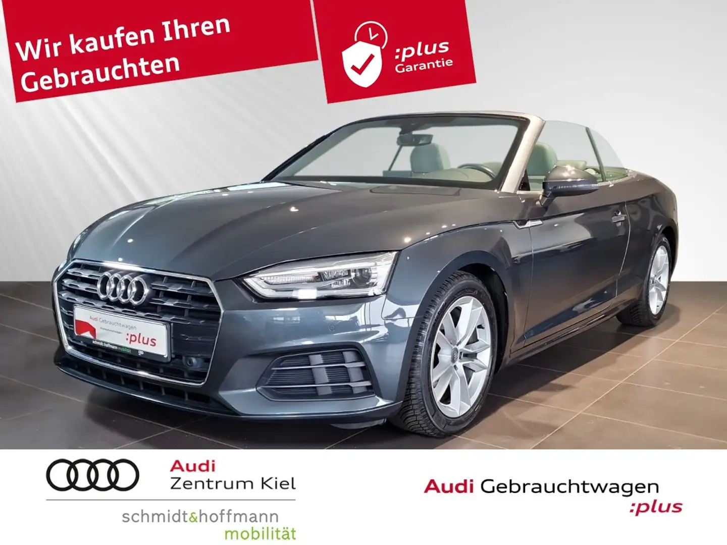 Audi A5 Cabriolet 40 TFSI S-tronic Leder Xenon+ PDC Sitzhz Gris - 1