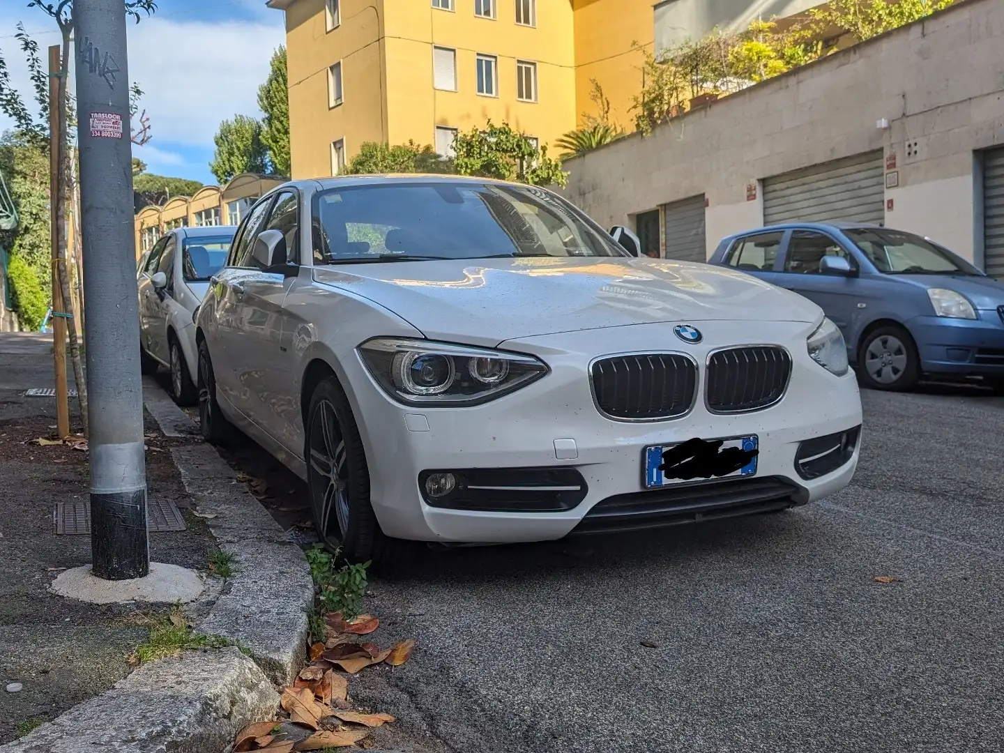 BMW 118 118d 5p Sport Blanc - 1