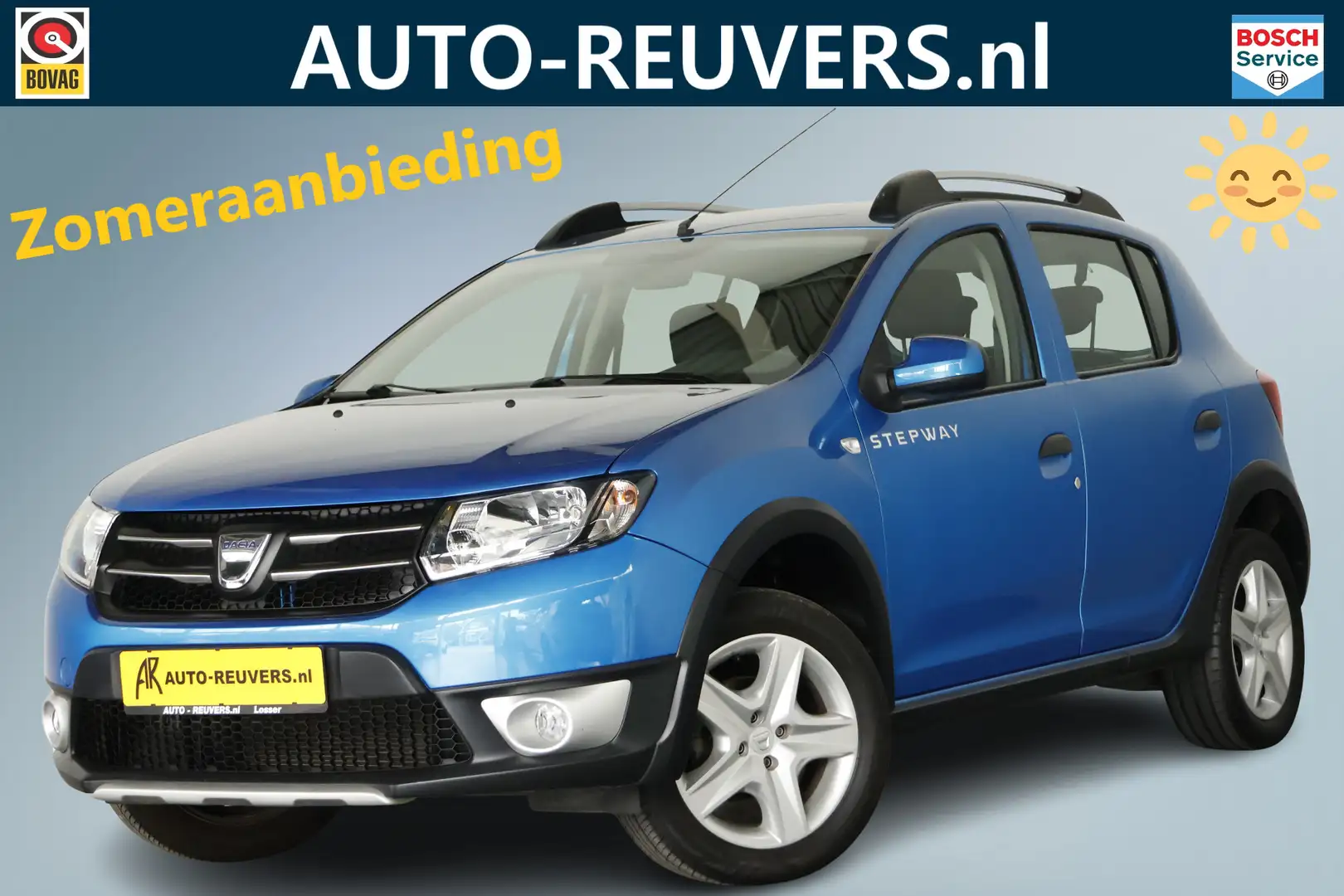 Dacia Sandero 0.9 TCe Stepway Lauréate / Navi / Bluetooth / Crui Blauw - 1