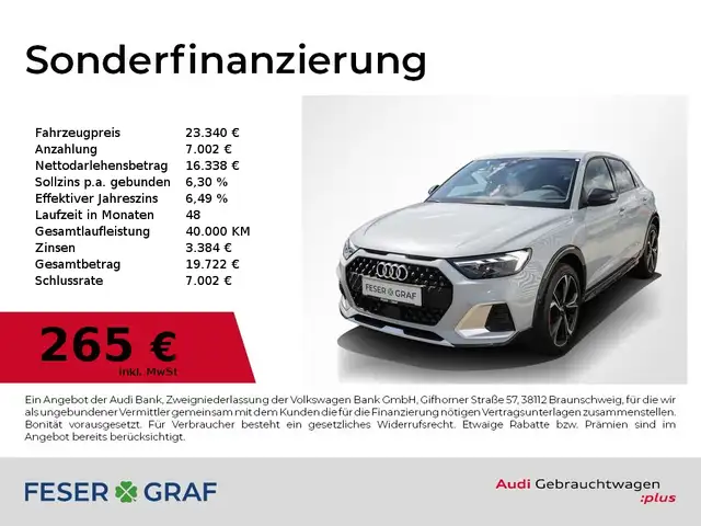 2023 Audi A1 in Grey for sale