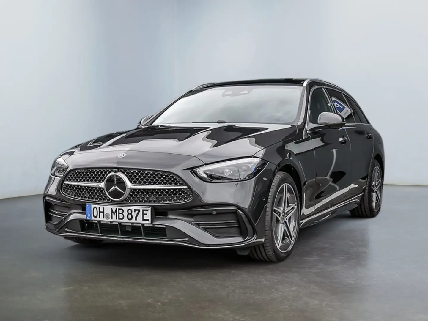 Mercedes-Benz C 300 de T AMG MEMO 360 AHK DISTR KAMERA PANO Grau - 2