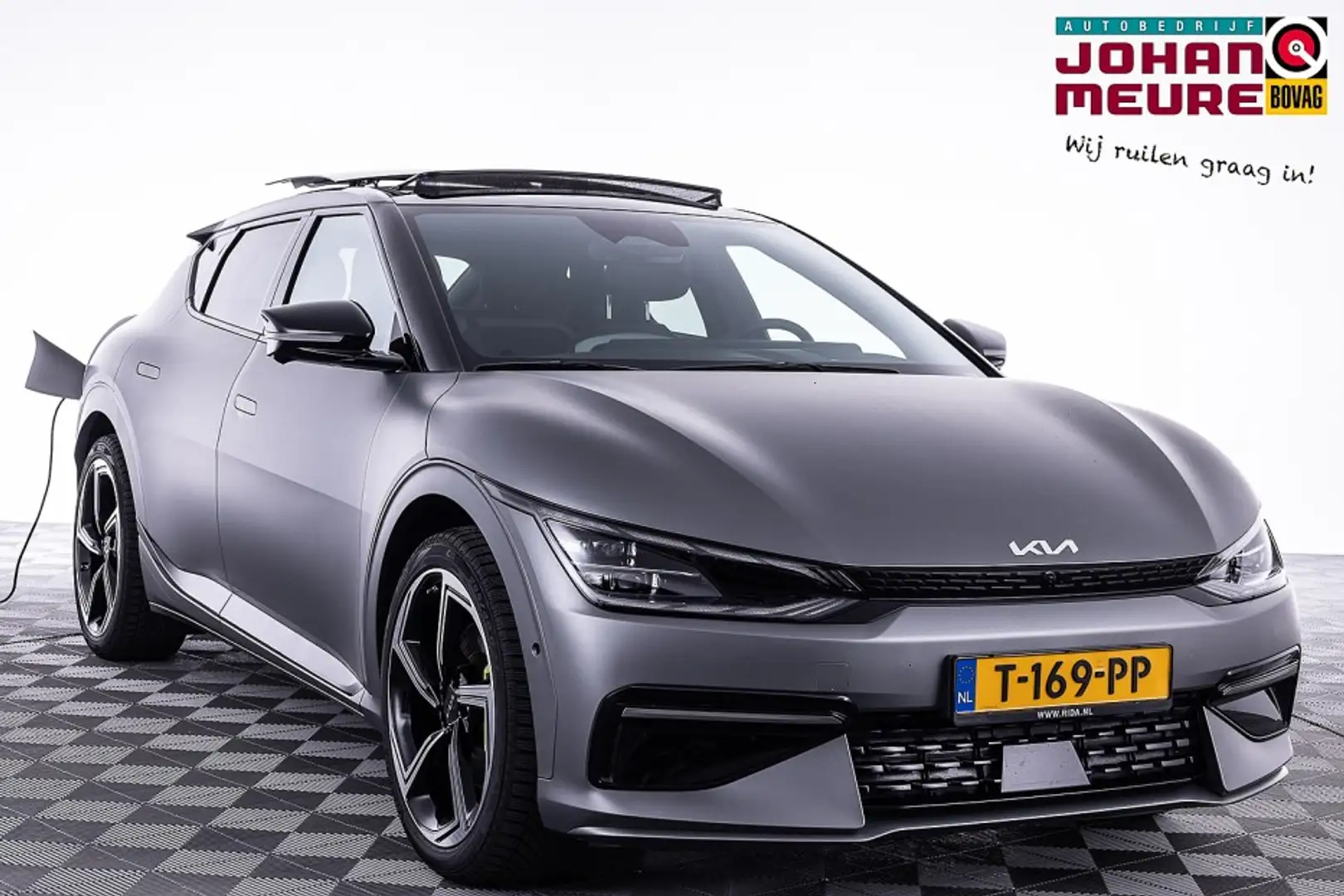 Kia EV6 GT-Line 77.4 kWh | PANORAMADAK | Head-Up | CARPLAY Grijs - 1