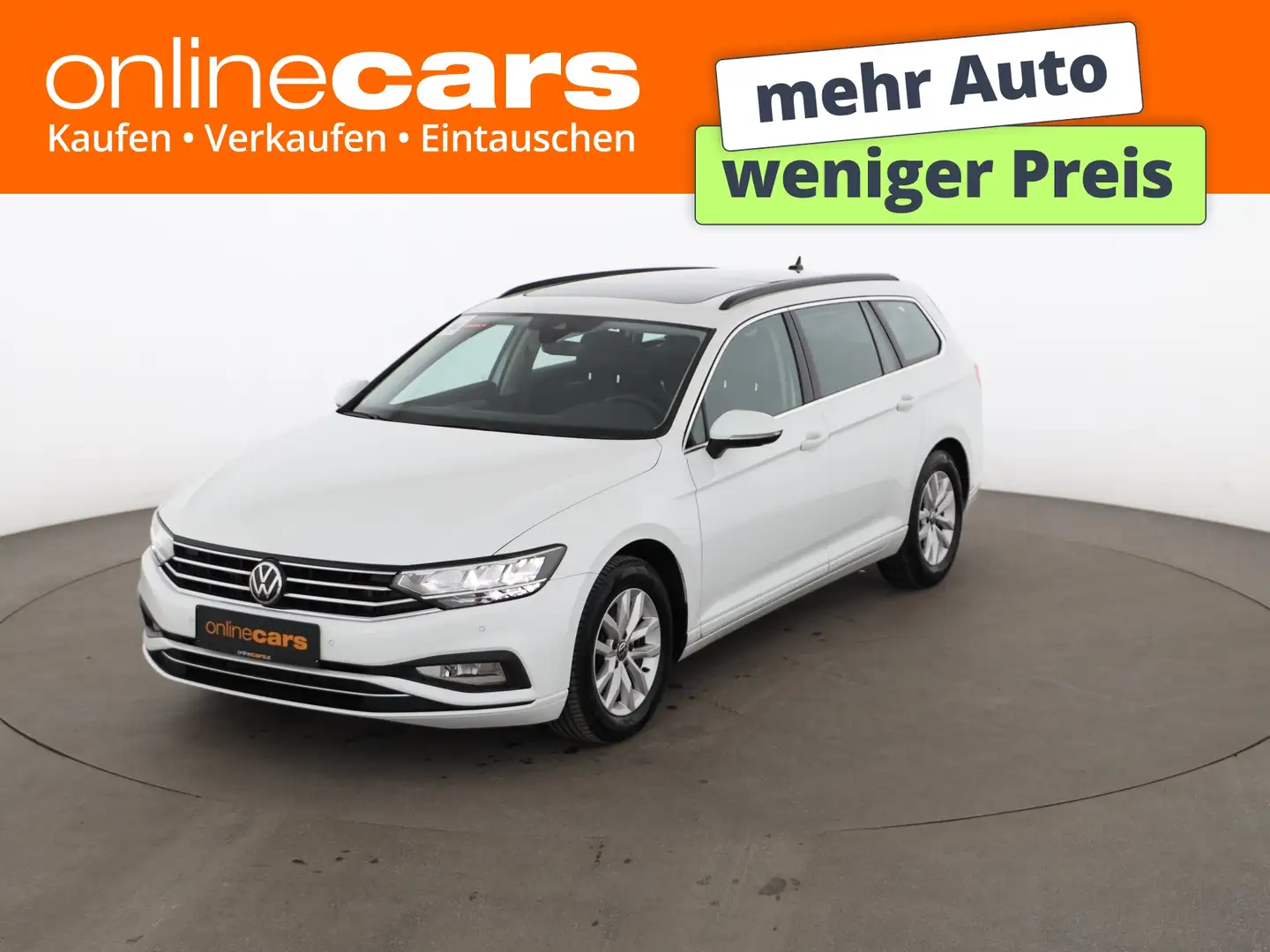 Volkswagen Passat Variant 2.0 TDI Business Aut LED SKY RADAR Weiß - 1