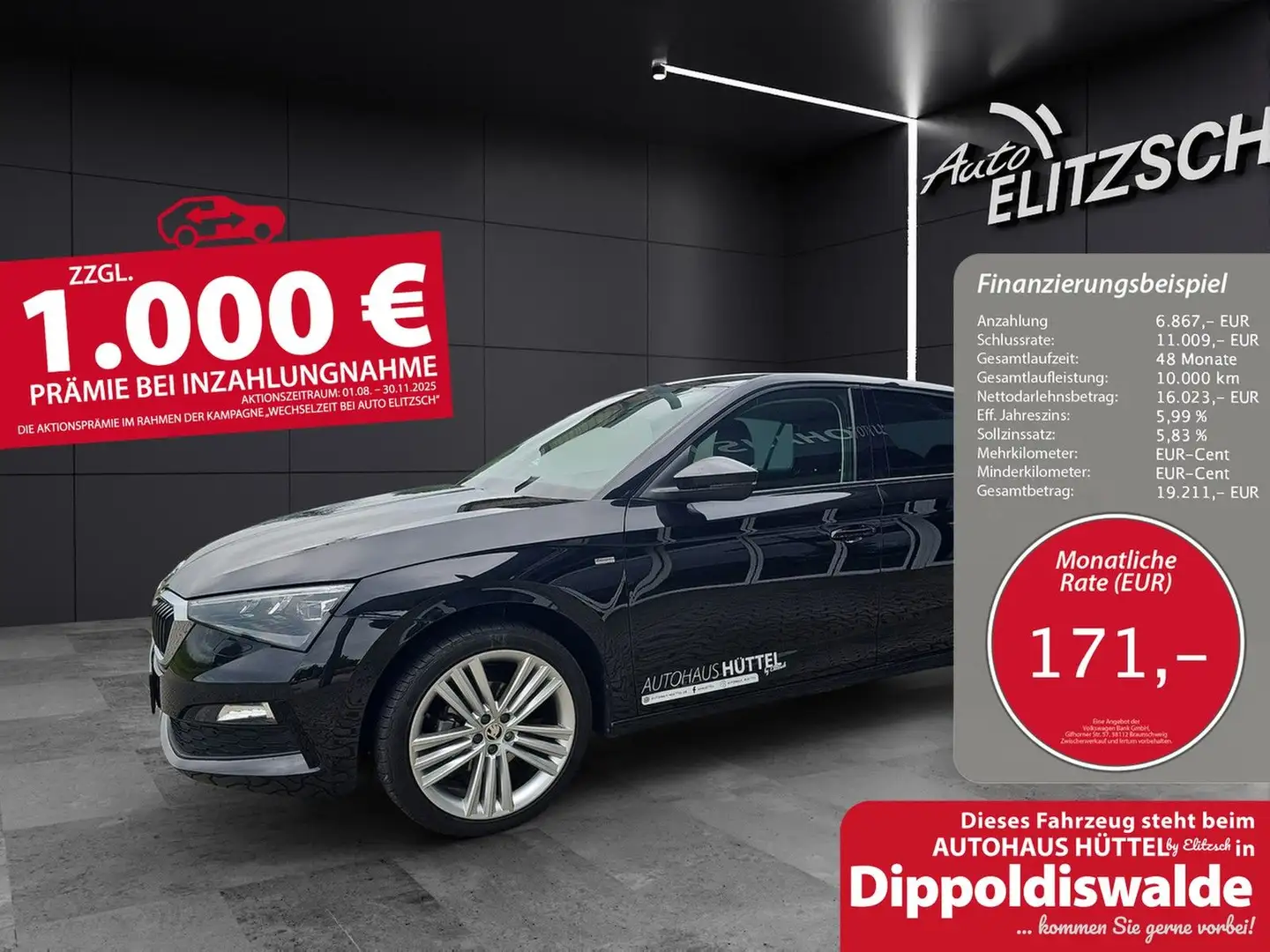 Skoda Scala Tour 1.0 TSI ACC KAMERA LED Schwarz - 1