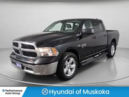 Black 2019 RAM 1500 Classic SLT Crew Cab 4WD Pickup Truck Four-Wheel Drive 8-Speed Automatic