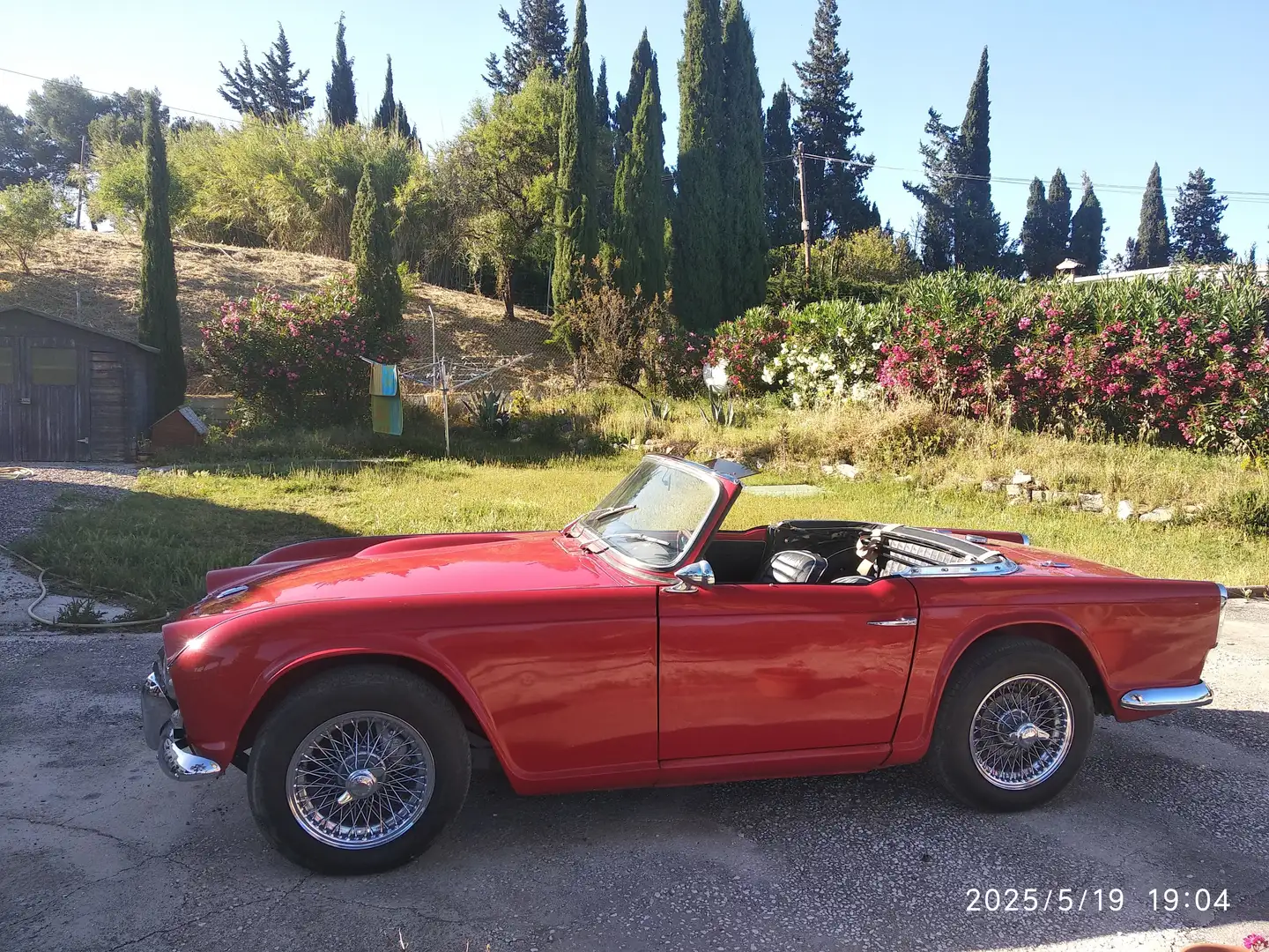 Triumph TR4 1962, matrícula histórica Roşu - 1