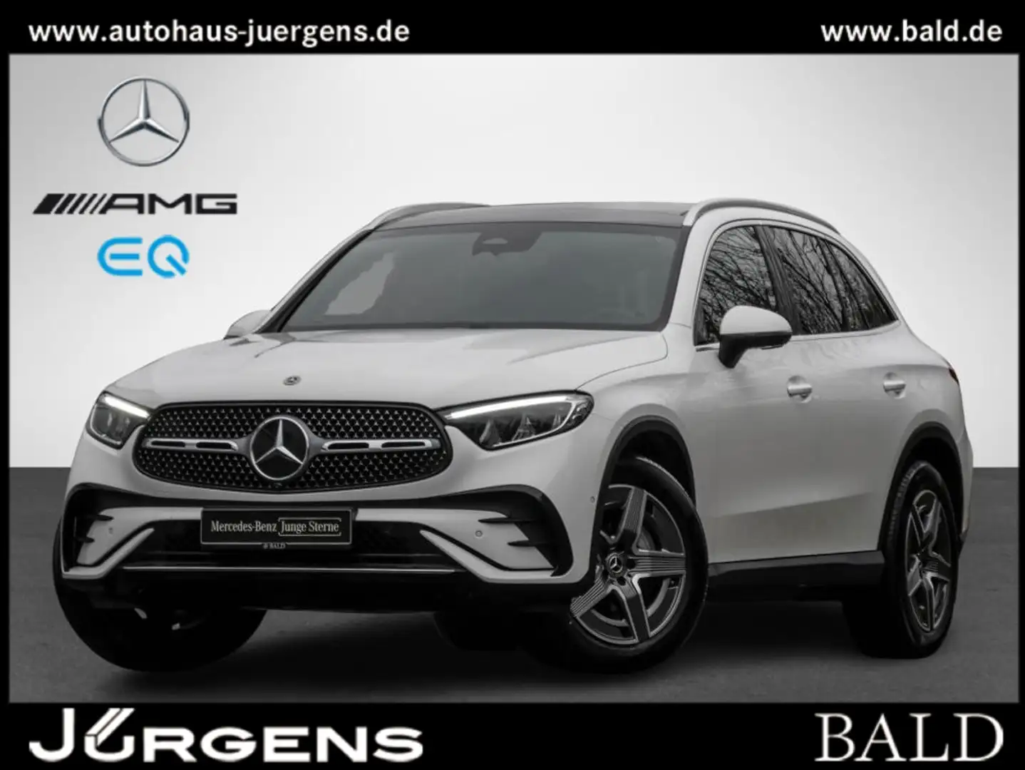 Mercedes-Benz GLC 300 4M AMG-Sport/Pano/AHK/360/Memo/Totw/19" Weiß - 1