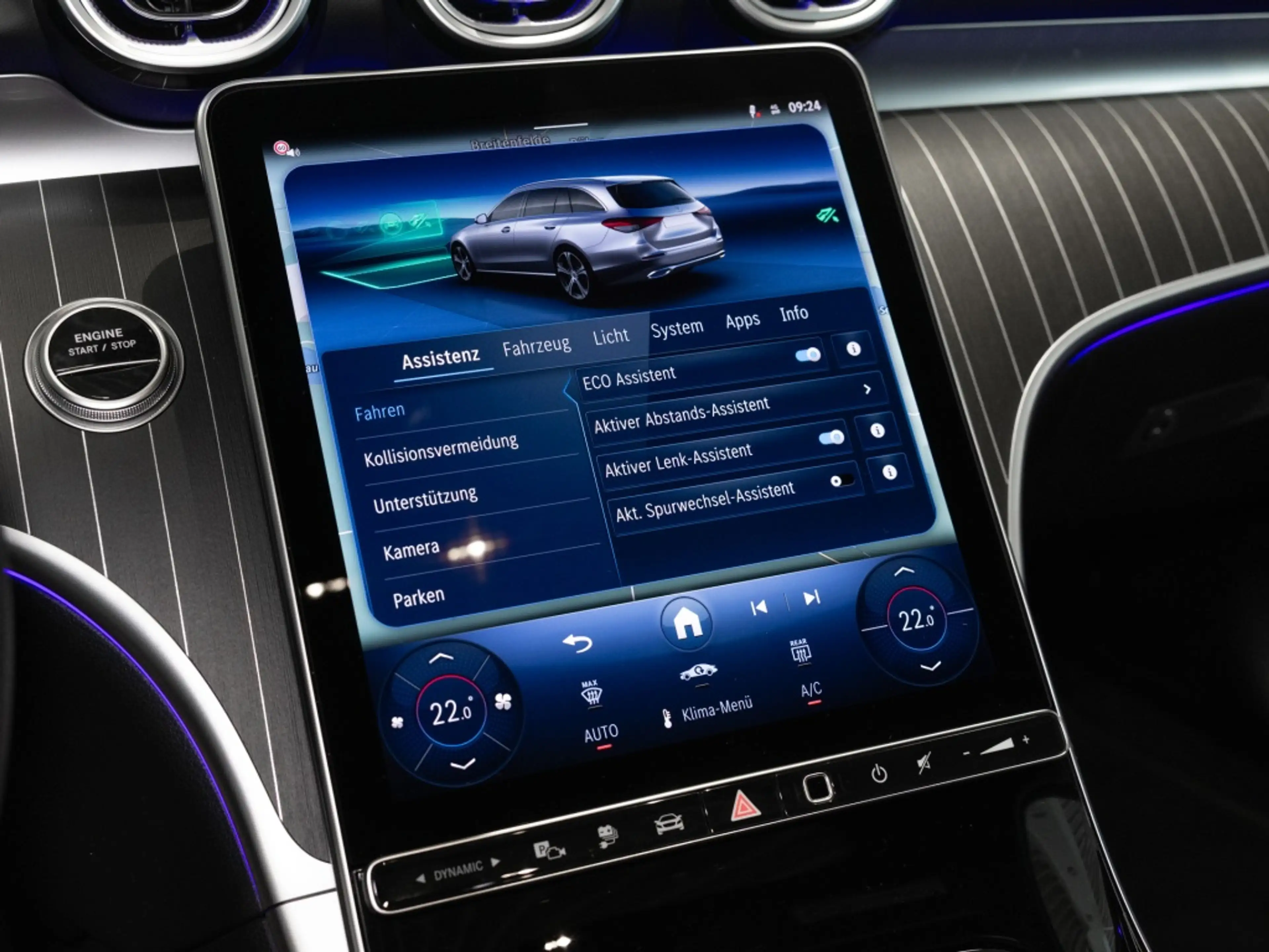 Mercedes-Benz C 300 T e ,  AMG BURM NIGHT PREMIUM MEMO 360 PDC — photo 14