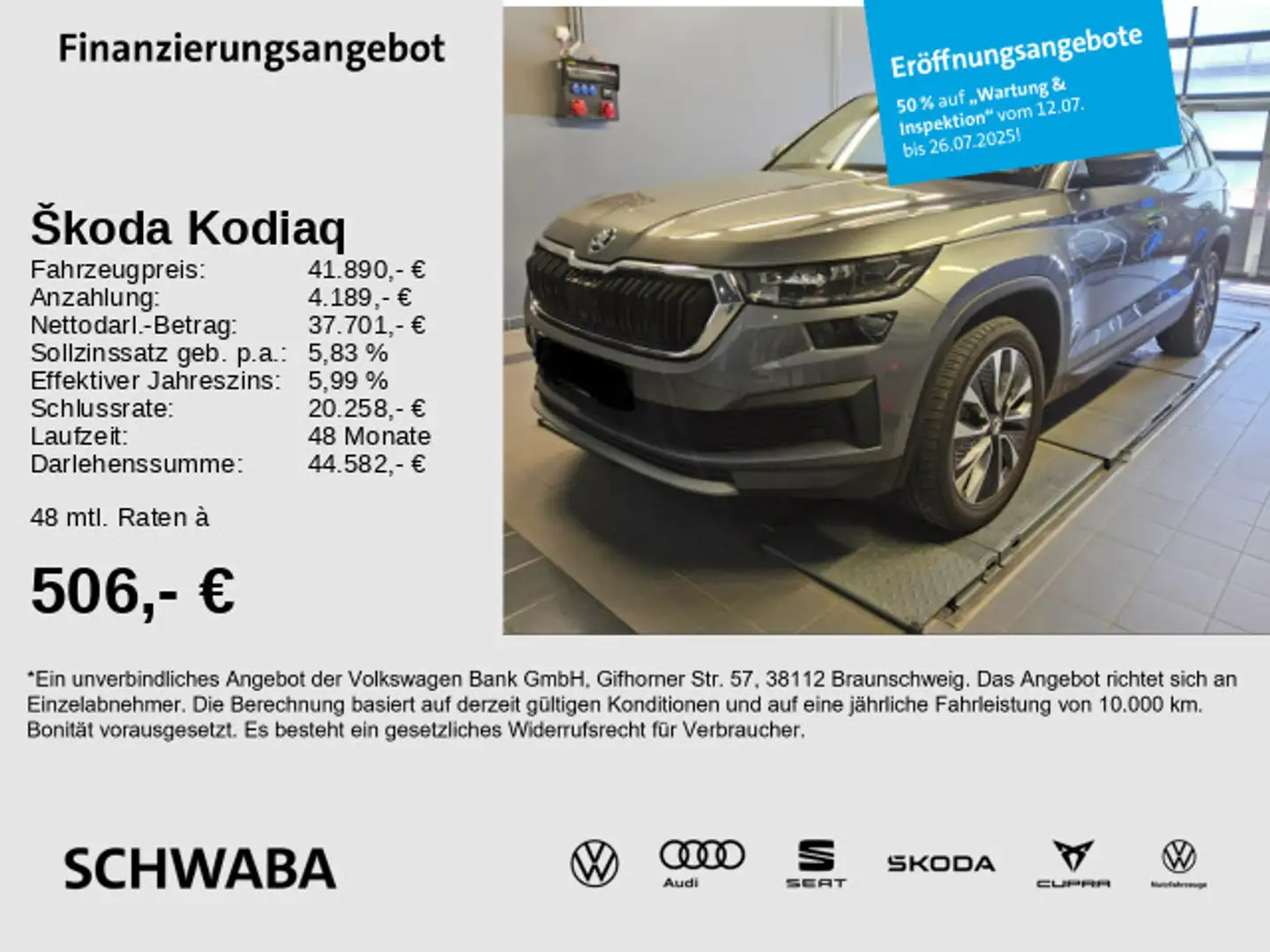 Skoda Kodiaq Clever 2.0 TSI DSG 4x4 *ACC*PANO*8-fach* Grau - 1
