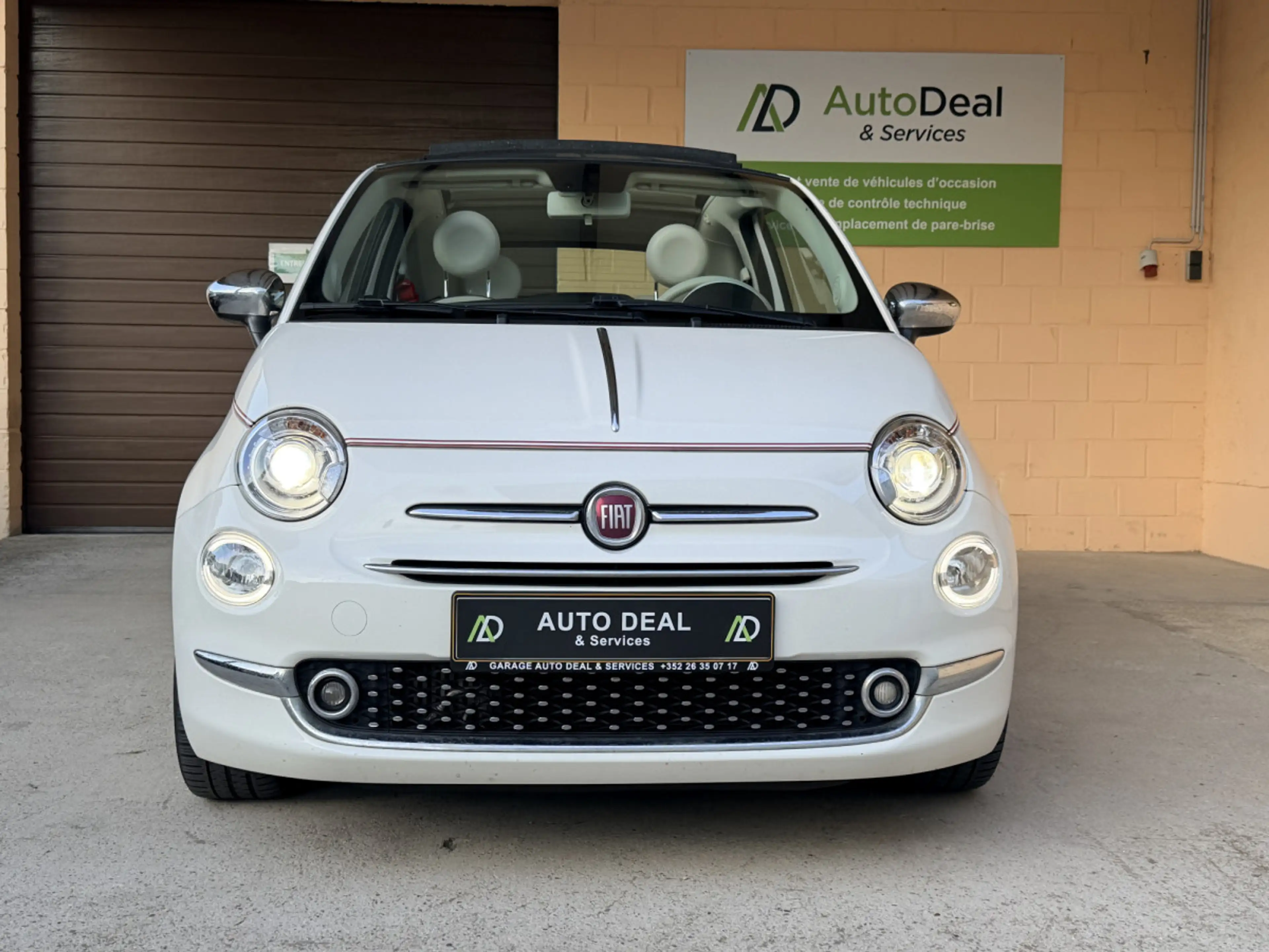 Fiat 500 C LOUNGE CABRIO-CUIR-GPS 85CV — photo 2