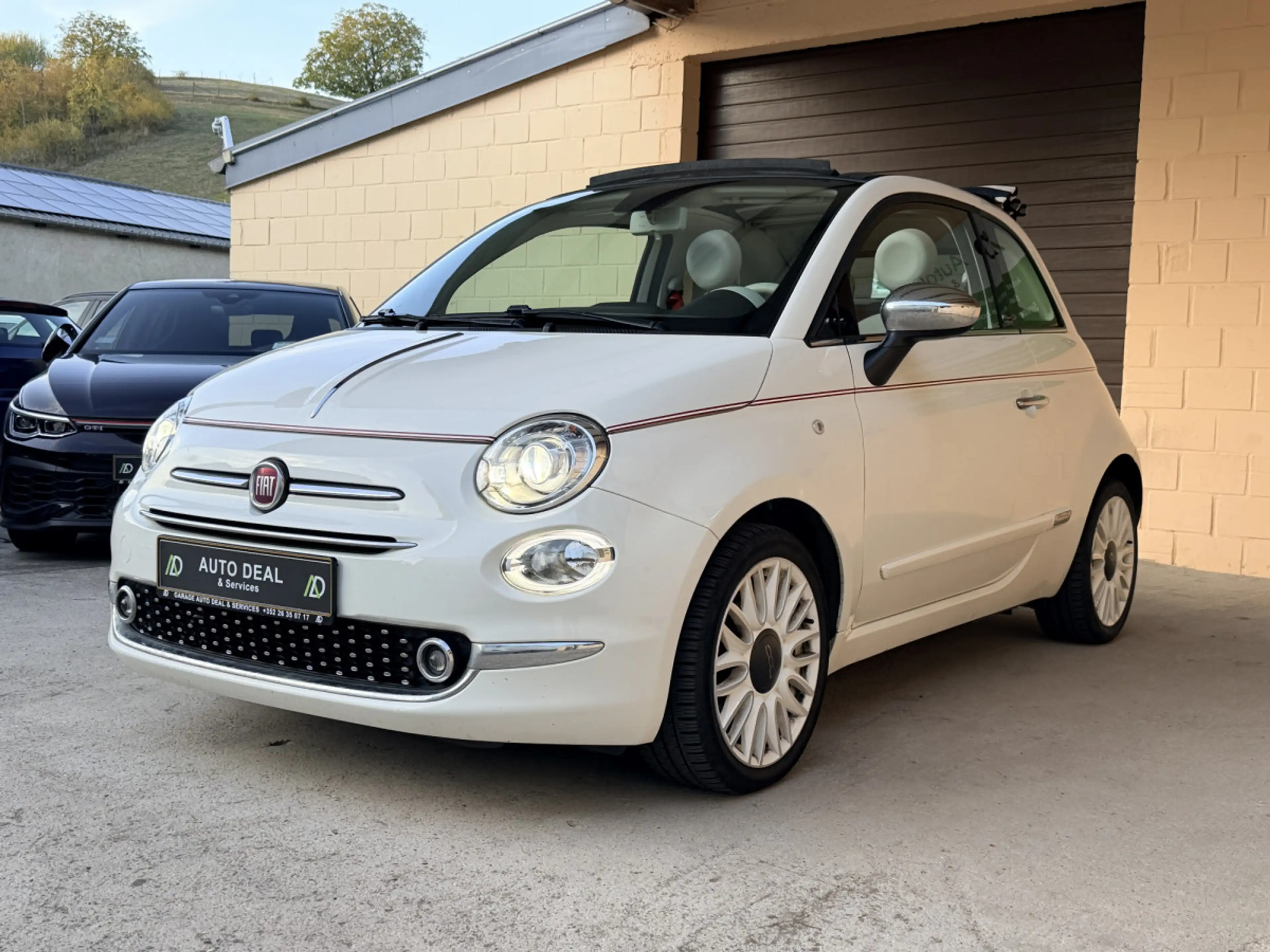 Fiat 500 C LOUNGE CABRIO-CUIR-GPS 85CV — photo 3