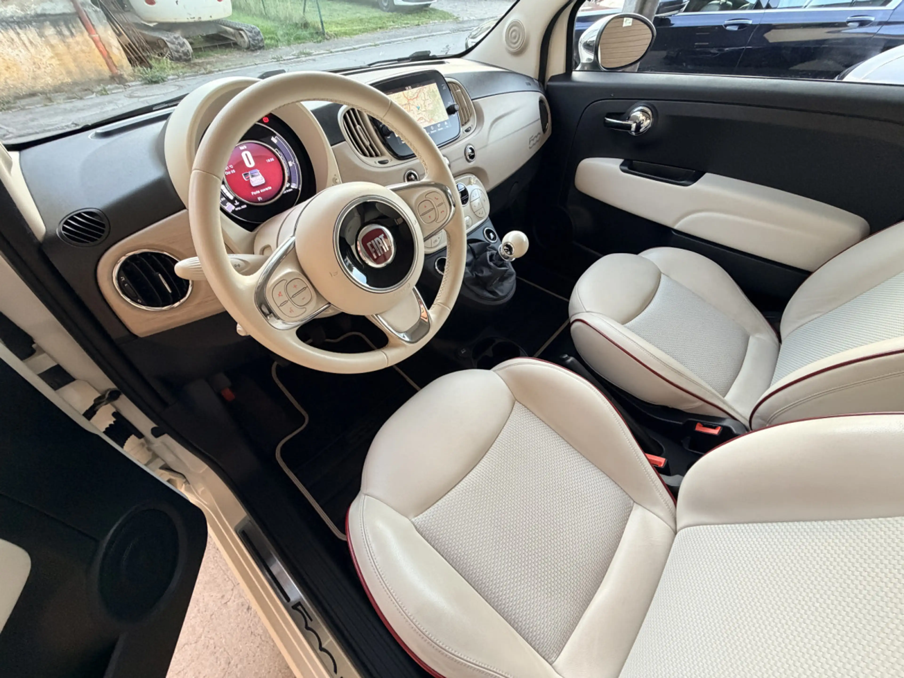 Fiat 500 C LOUNGE CABRIO-CUIR-GPS 85CV — photo 13