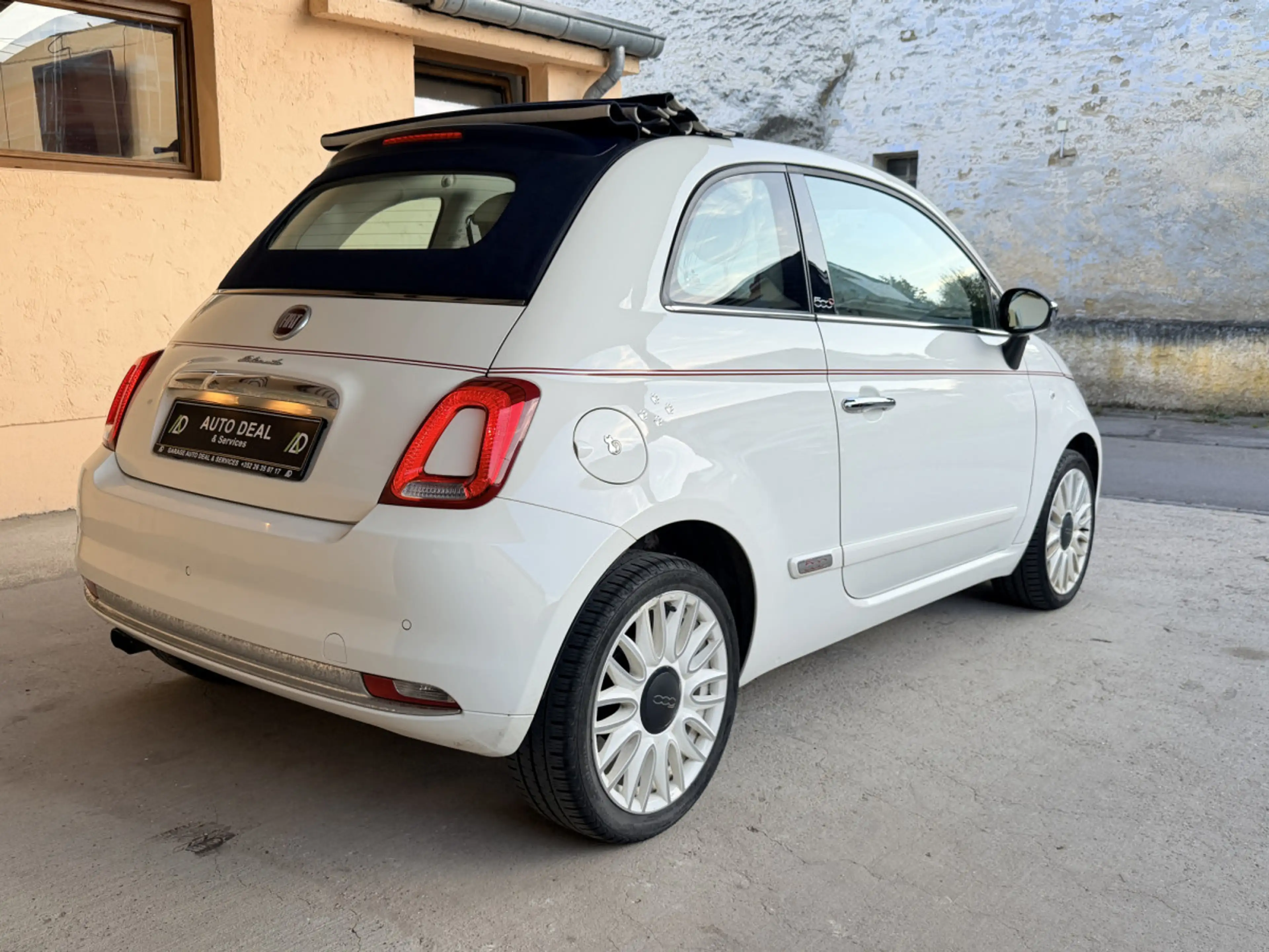 Fiat 500 C LOUNGE CABRIO-CUIR-GPS 85CV — photo 5