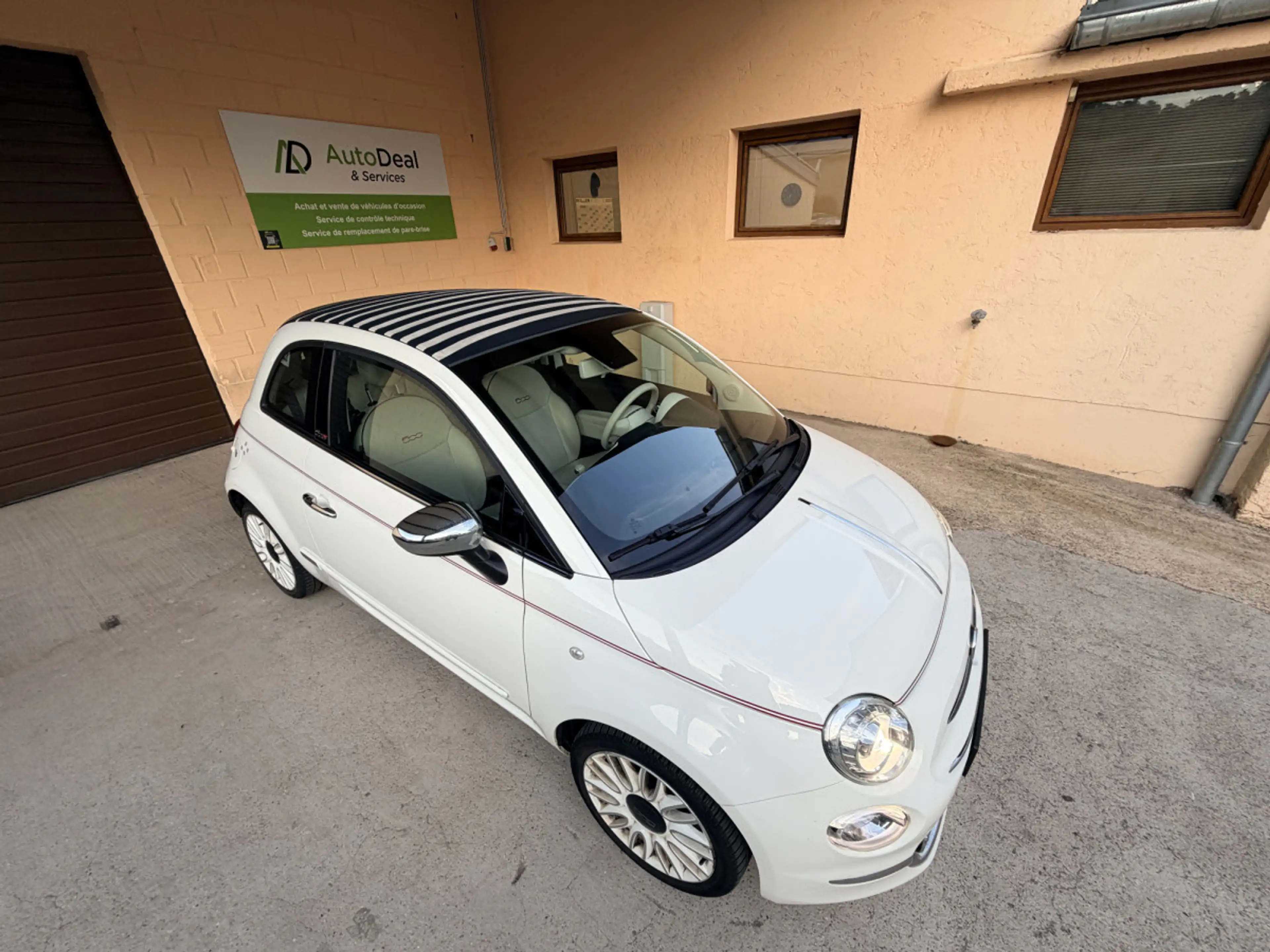 Fiat 500 C LOUNGE CABRIO-CUIR-GPS 85CV — photo 12