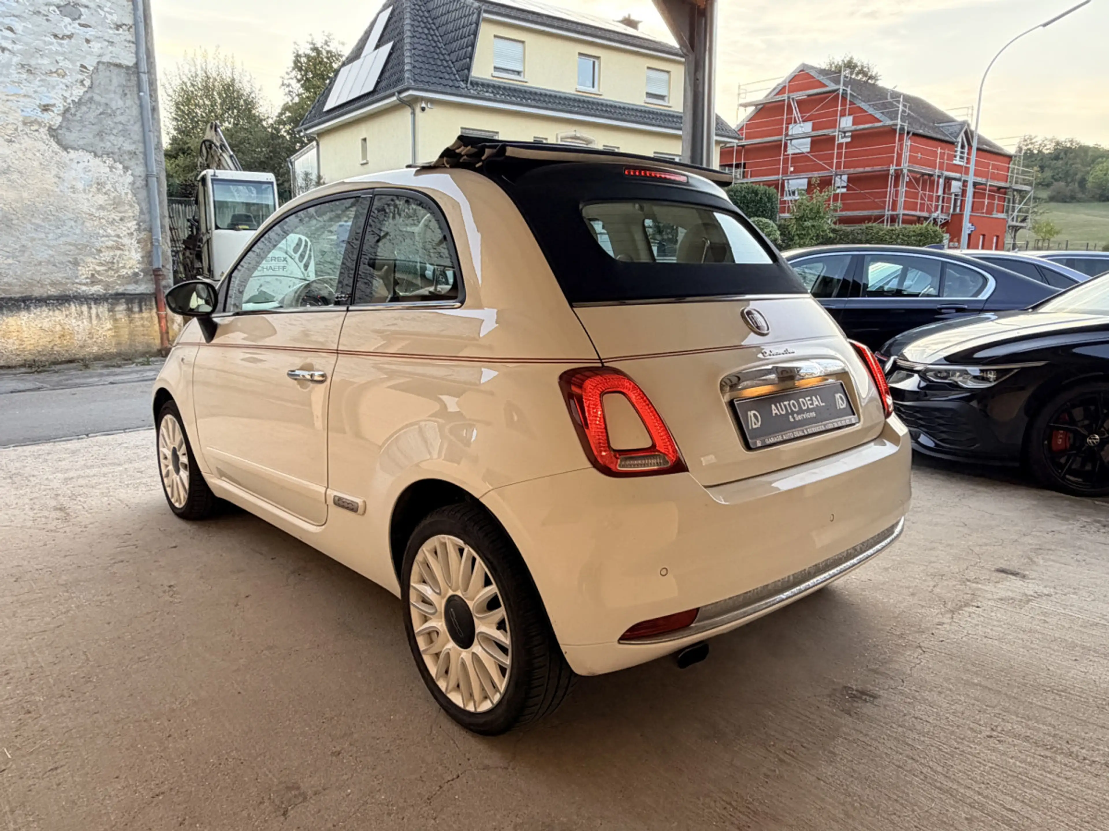 Fiat 500 C LOUNGE CABRIO-CUIR-GPS 85CV — photo 4