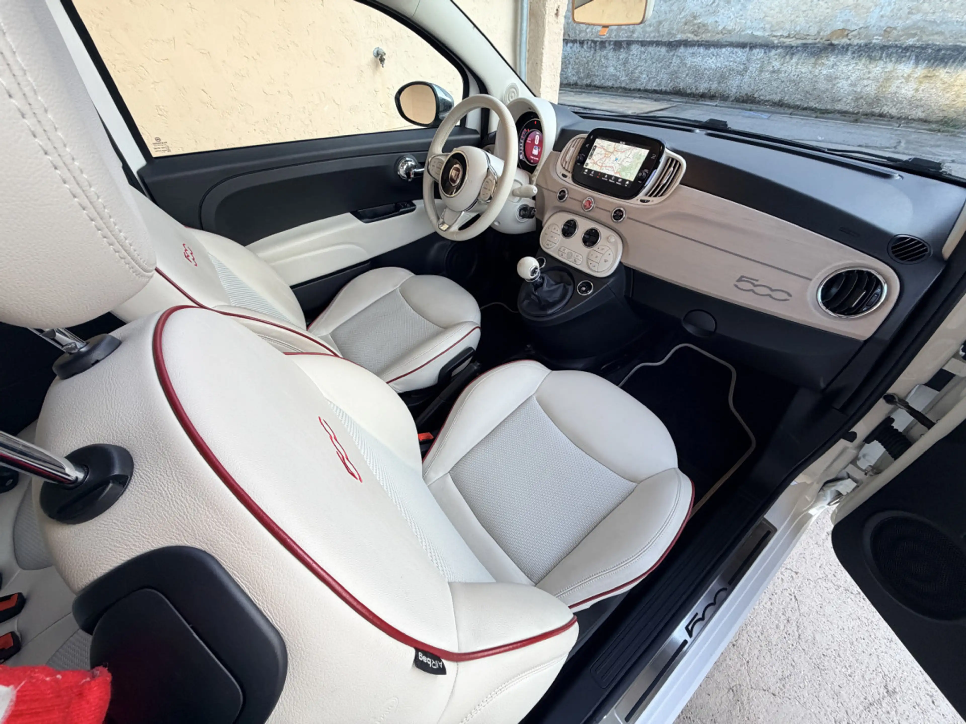 Fiat 500 C LOUNGE CABRIO-CUIR-GPS 85CV — photo 6