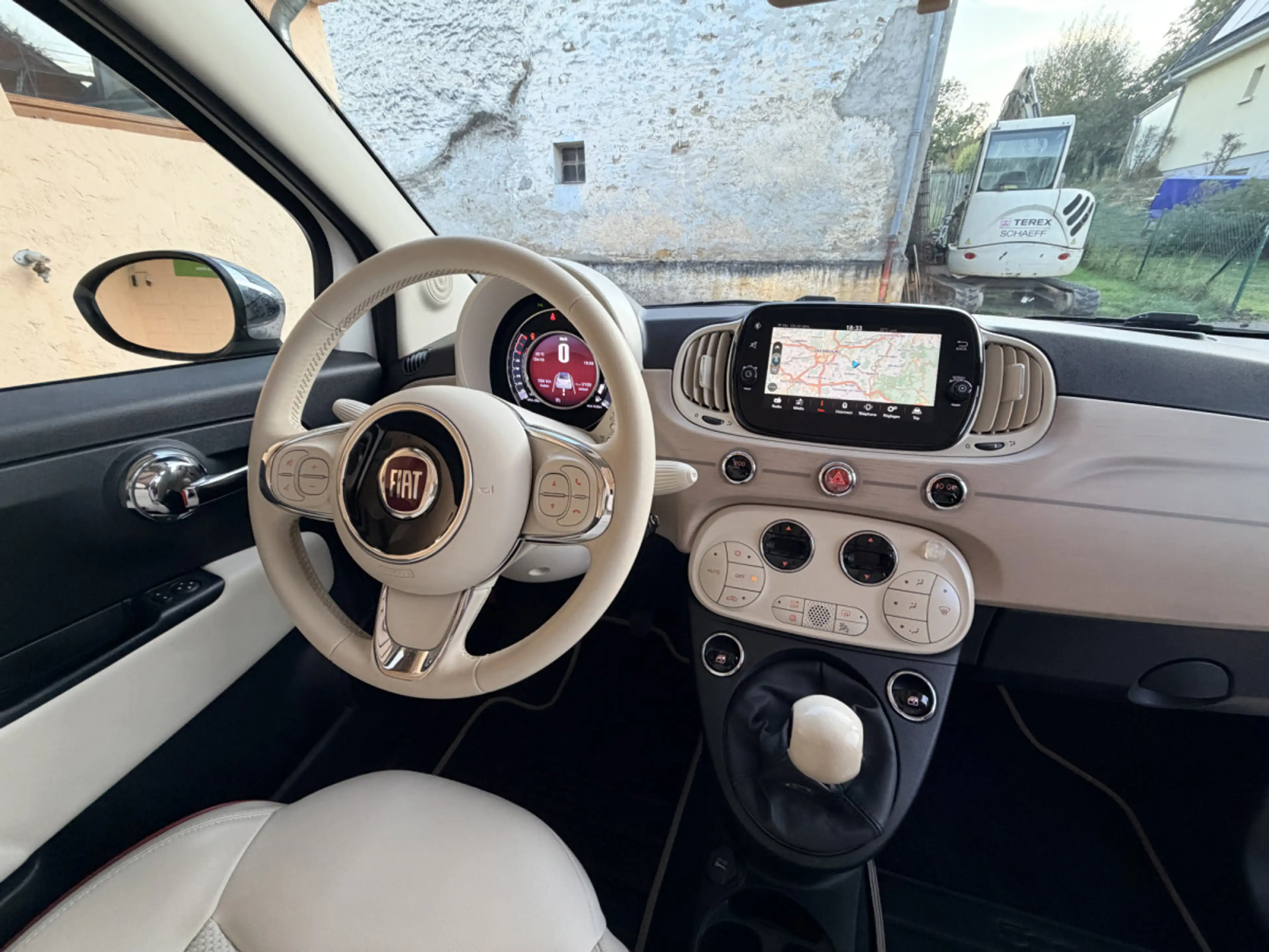 Fiat 500 C LOUNGE CABRIO-CUIR-GPS 85CV — photo 7