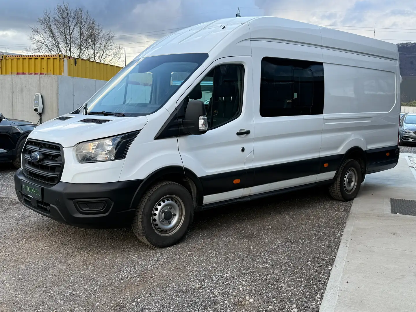 Ford Transit DoKa 6 Sitze L4H3 Maxi AHK Weiß - 2