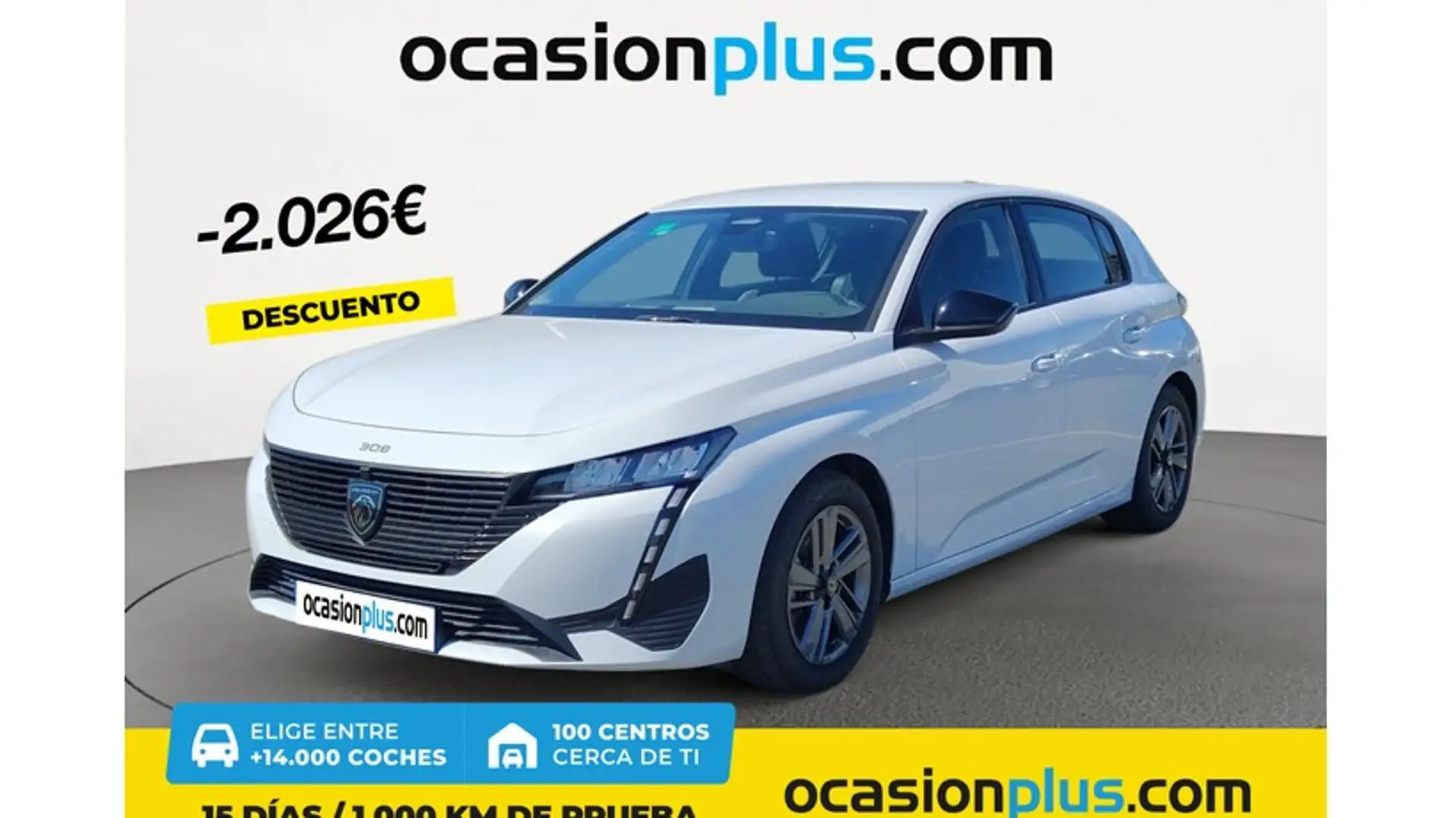 Peugeot 308 1.2 PureTech S&S Active Pack EAT8 130 Blanc - 1