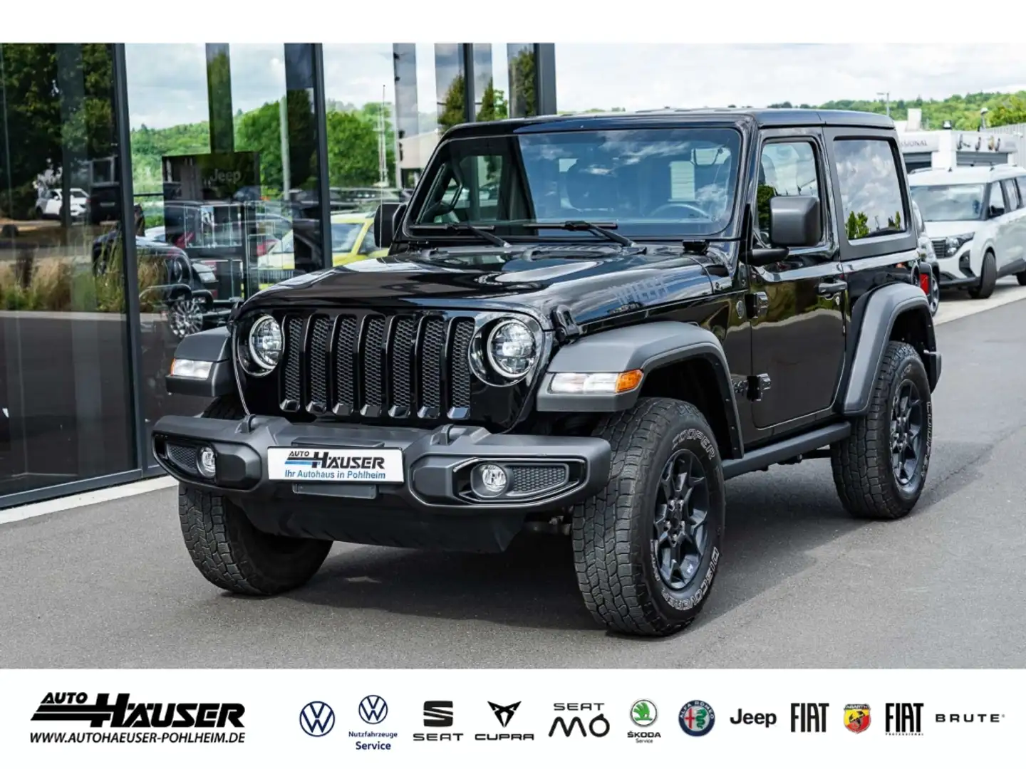 Jeep Wrangler WILLYS 3.6 V6 eTorque AT8 4x4 AHK NAVI LED LEDER S Fekete - 1