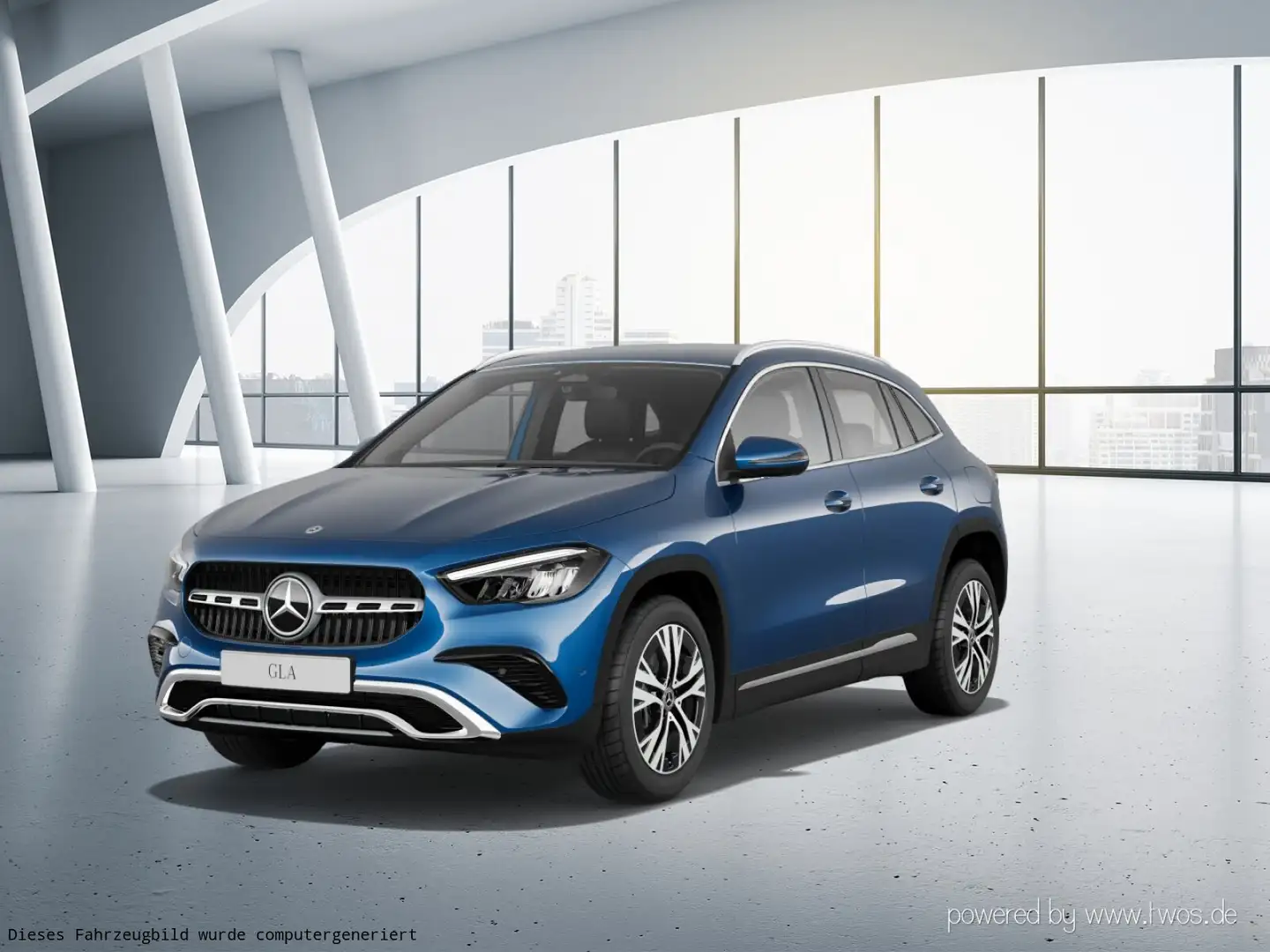 Mercedes-Benz GLA 250 GLA 250 4M Standh AHK Distro Winterpak RüKam LED Blauw - 2